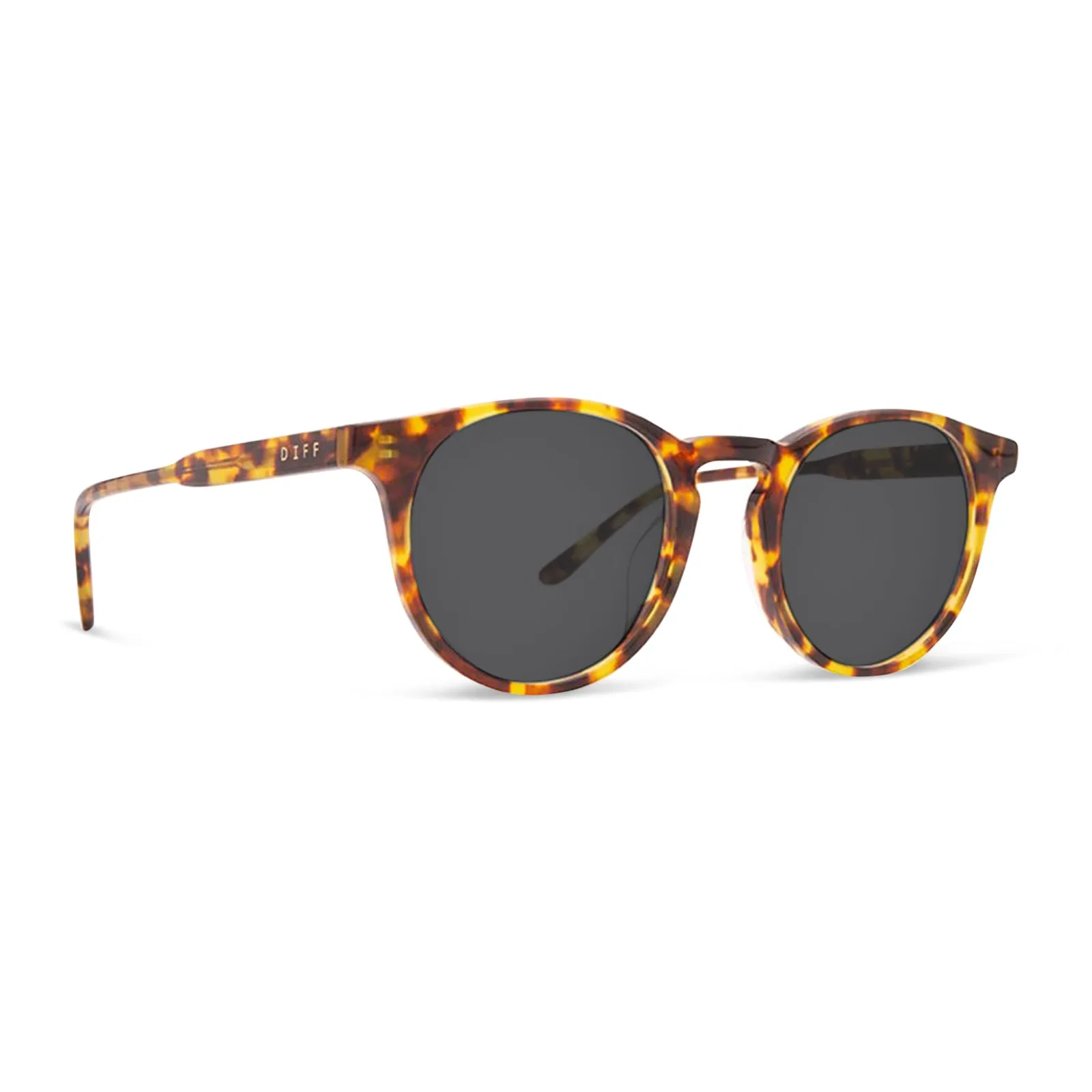 SAWYER - AMBER TORTOISE + GREY SUNGLASSES sold by Diff Eyewear product image thumbnail 2