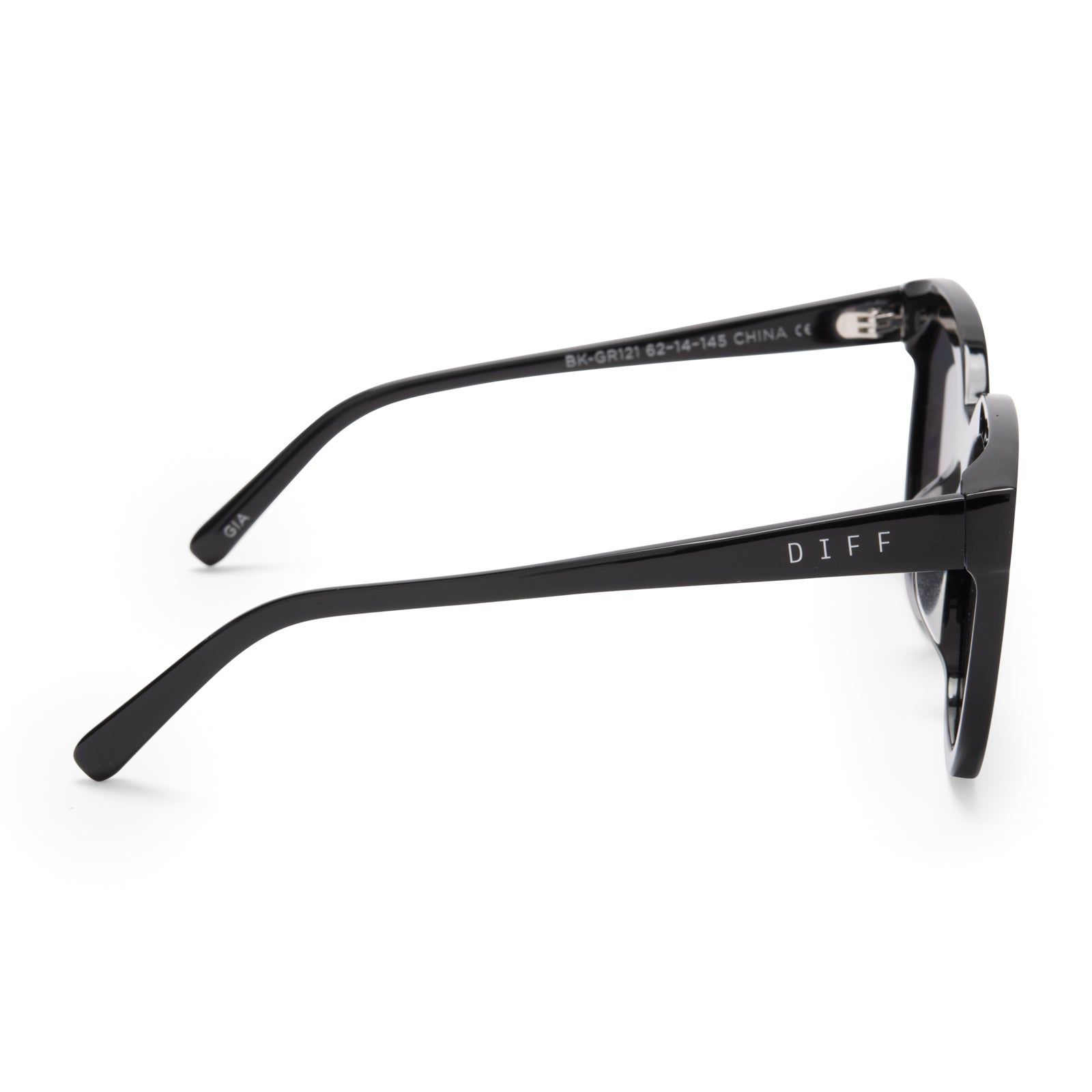 GIA - BLACK + GREY MIRROR sold by Diff Eyewear product image thumbnail 3