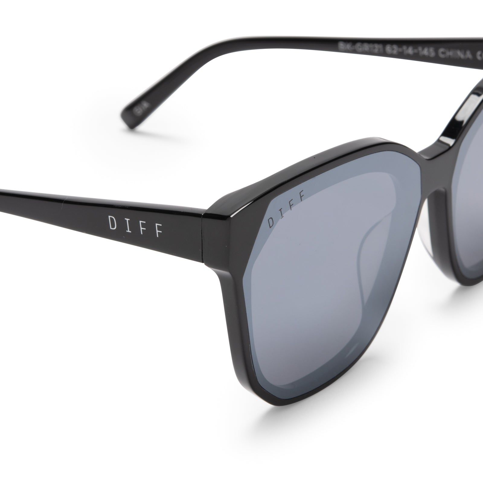 GIA - BLACK + GREY MIRROR sold by Diff Eyewear product image thumbnail 4