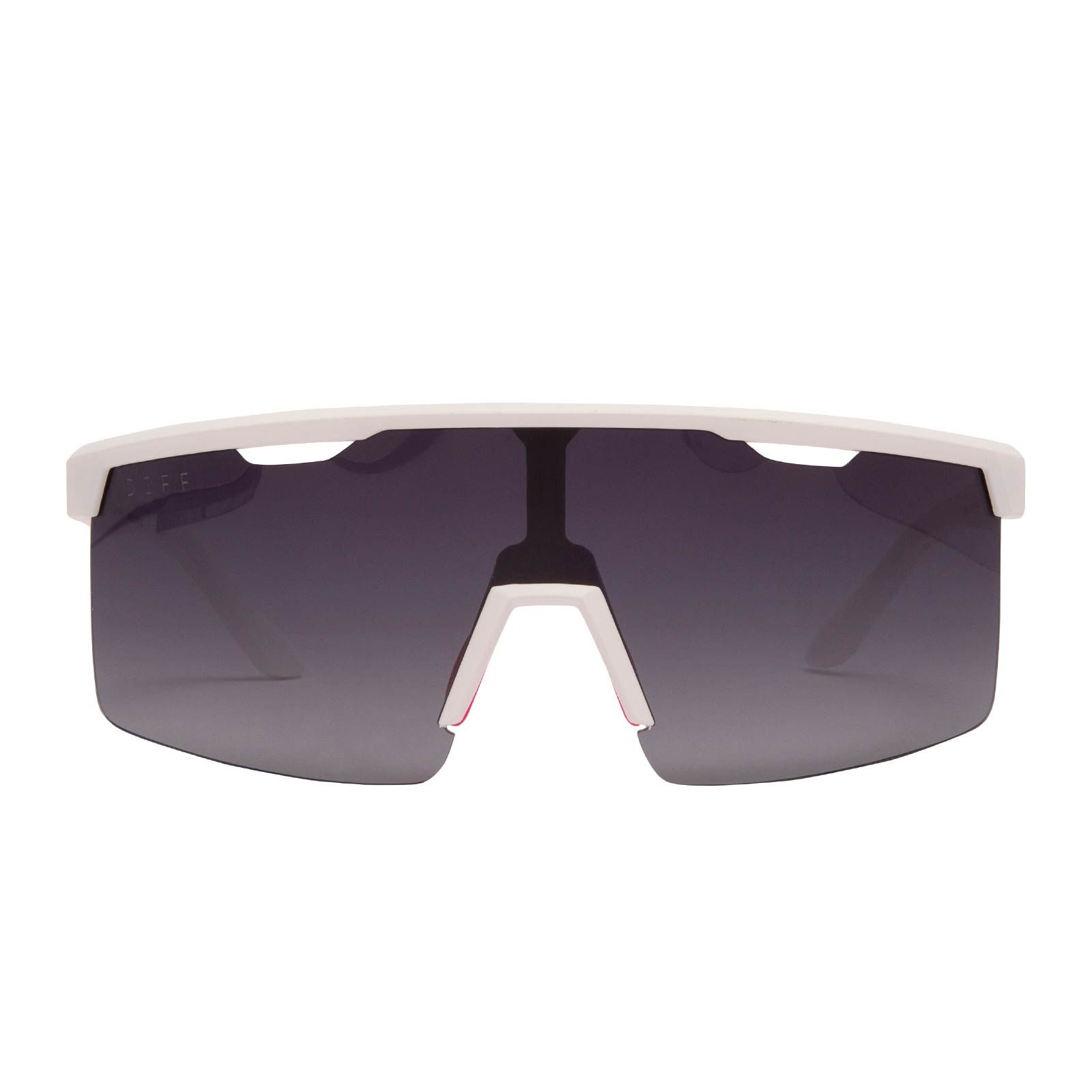LUKA - WHITE + GREY GRADIENT + POLARIZED SUNGLASSES sold by Diff Eyewear