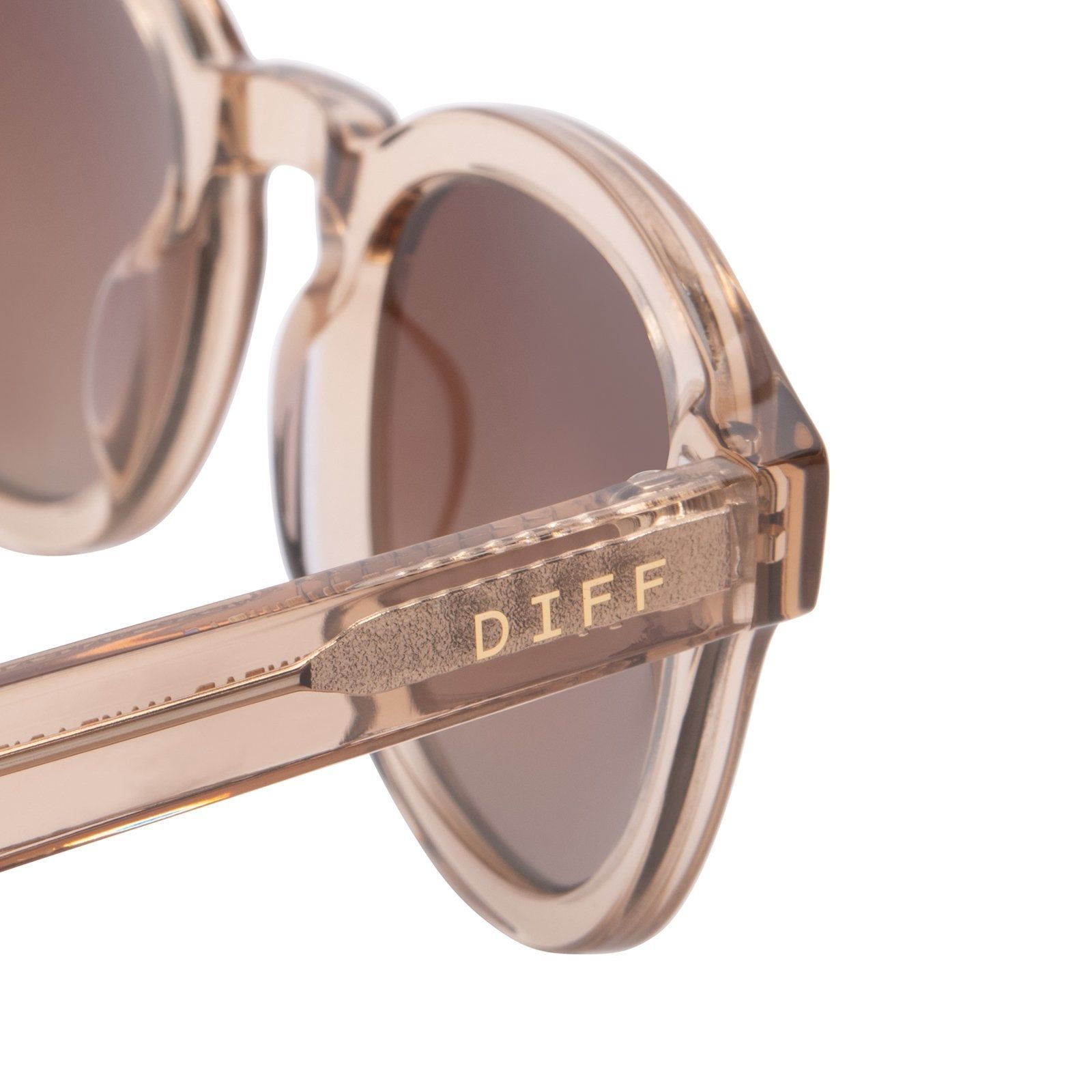 ARLO - VINTAGE CRYSTAL + BROWN GRADIENT POLARIZED SUNGLASSES sold by Diff Eyewear product image thumbnail 4