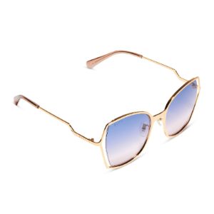 DONNA III - GOLD + LAVENDER ROSE GRADIENT SUNGLASSES sold by Diff Eyewear