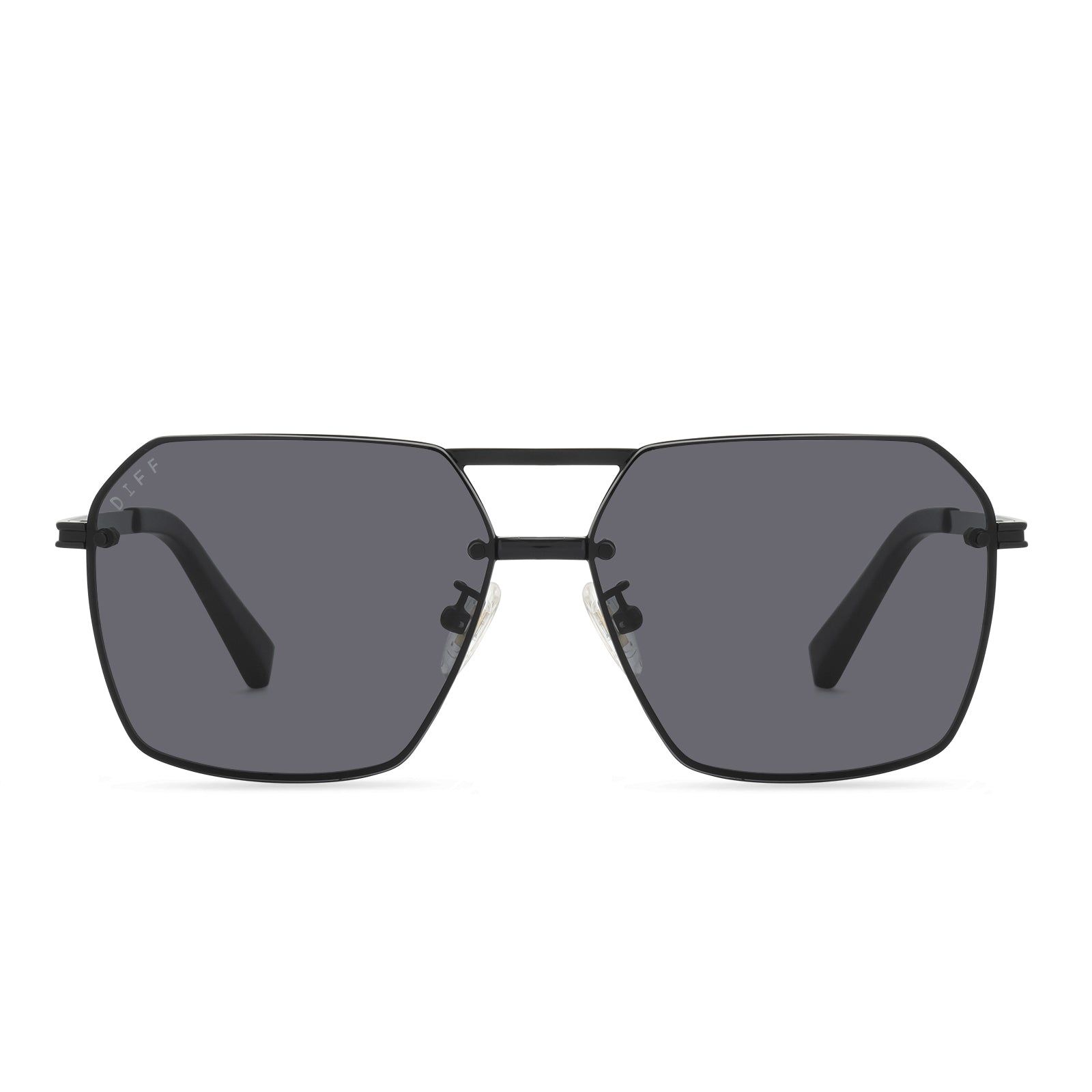 NOLAN - BLACK + GREY SUNGLASSES sold by Diff Eyewear