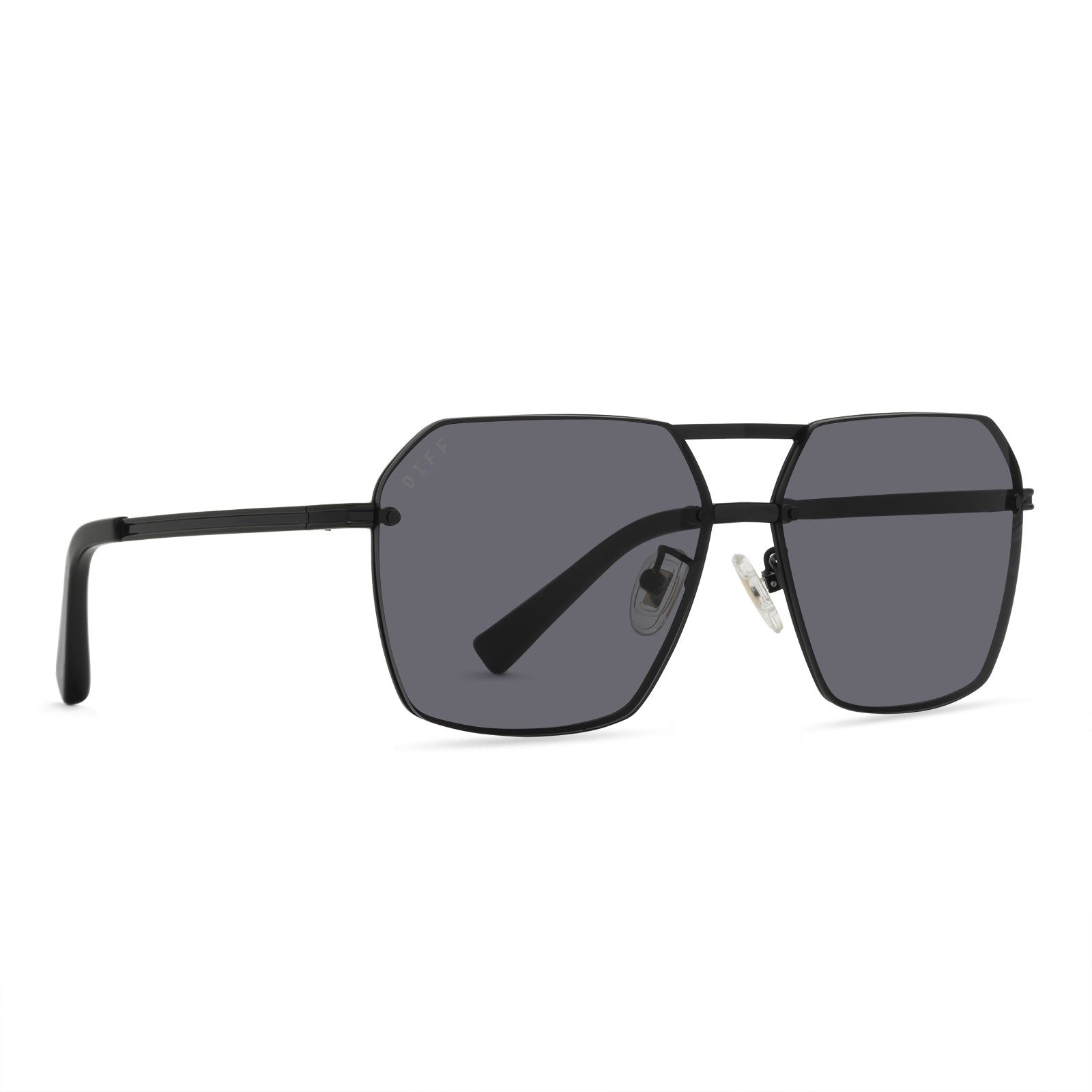 NOLAN - BLACK + GREY SUNGLASSES sold by Diff Eyewear product image thumbnail 2