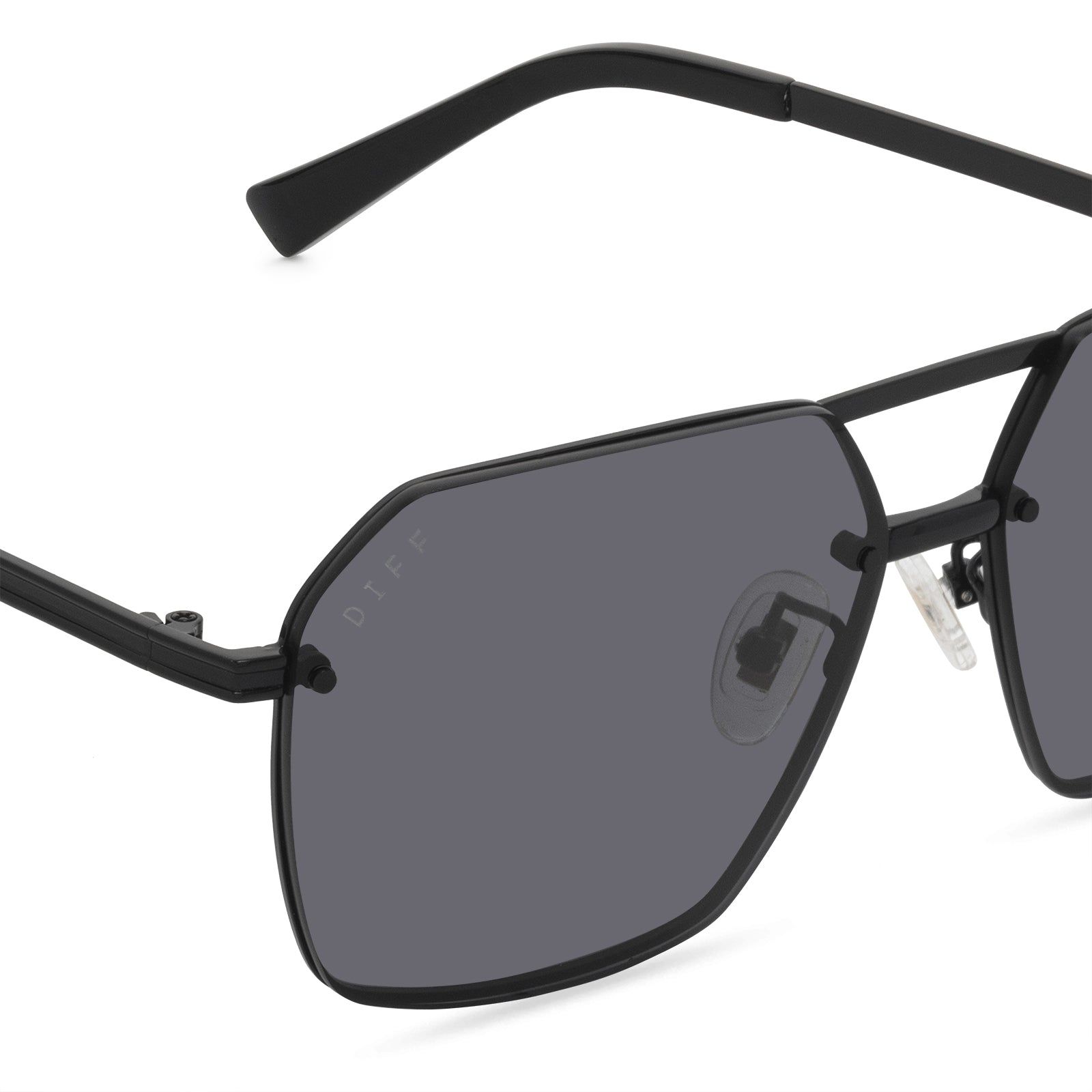 NOLAN - BLACK + GREY SUNGLASSES sold by Diff Eyewear product image thumbnail 3