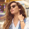 BIARRITZ - AMBER TORTOISE + BLUE GRADIENT POLARIZED SUNGLASSES sold by Diff Eyewear