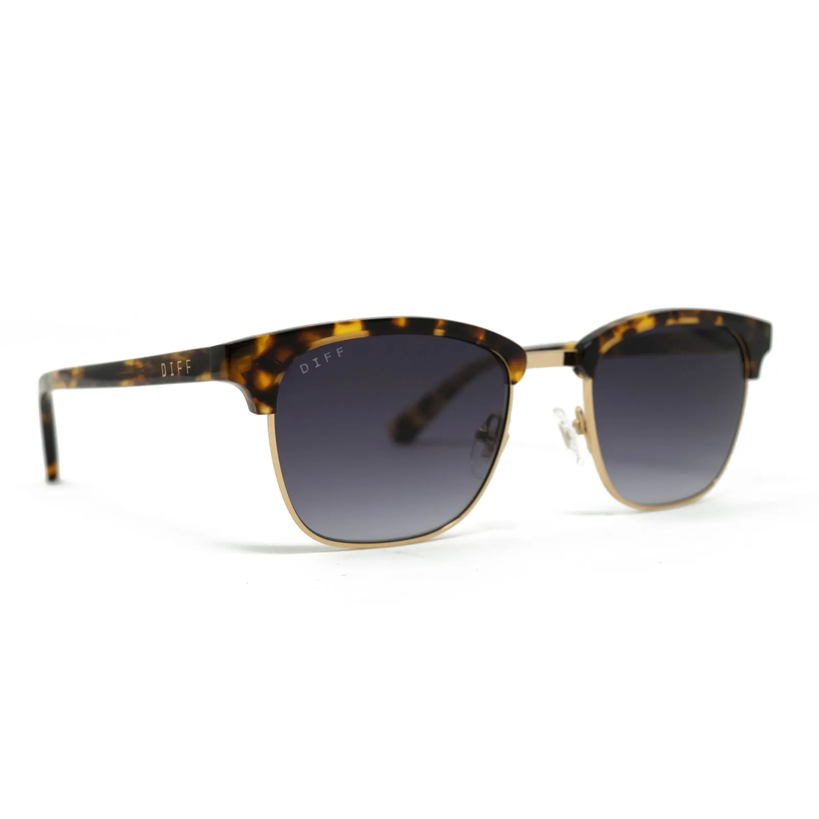 BIARRITZ - AMBER TORTOISE + BLUE GRADIENT POLARIZED SUNGLASSES sold by Diff Eyewear product image thumbnail 2