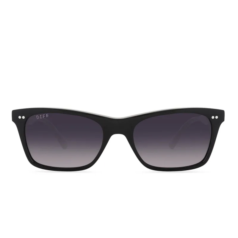 CHANDLER - TRANSPONSTER DARK GREY + GREY SUNGLASSES sold by Diff Eyewear