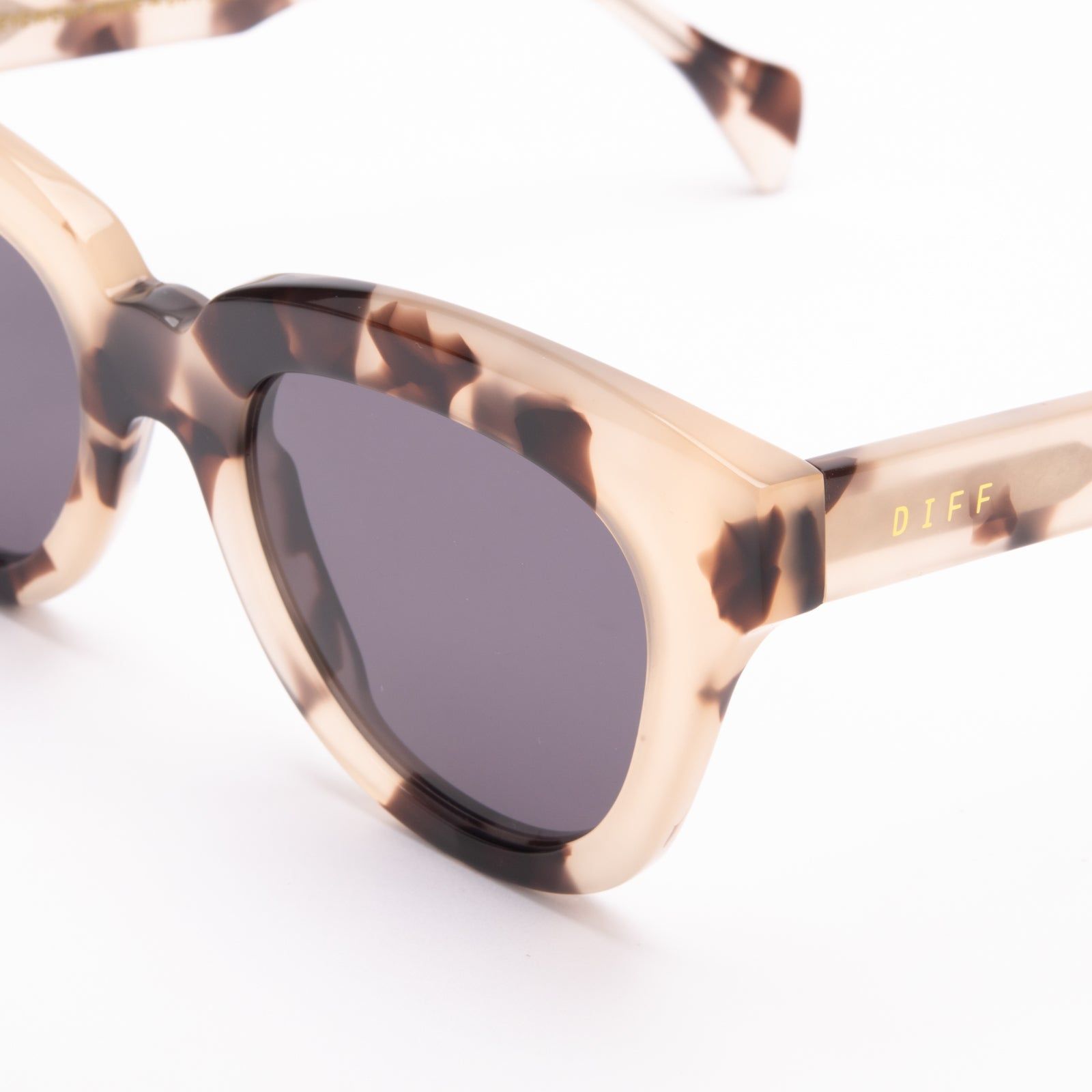 JAGGER - CREAM TORTOISE + GREY SUNGLASSES sold by Diff Eyewear product image thumbnail 3