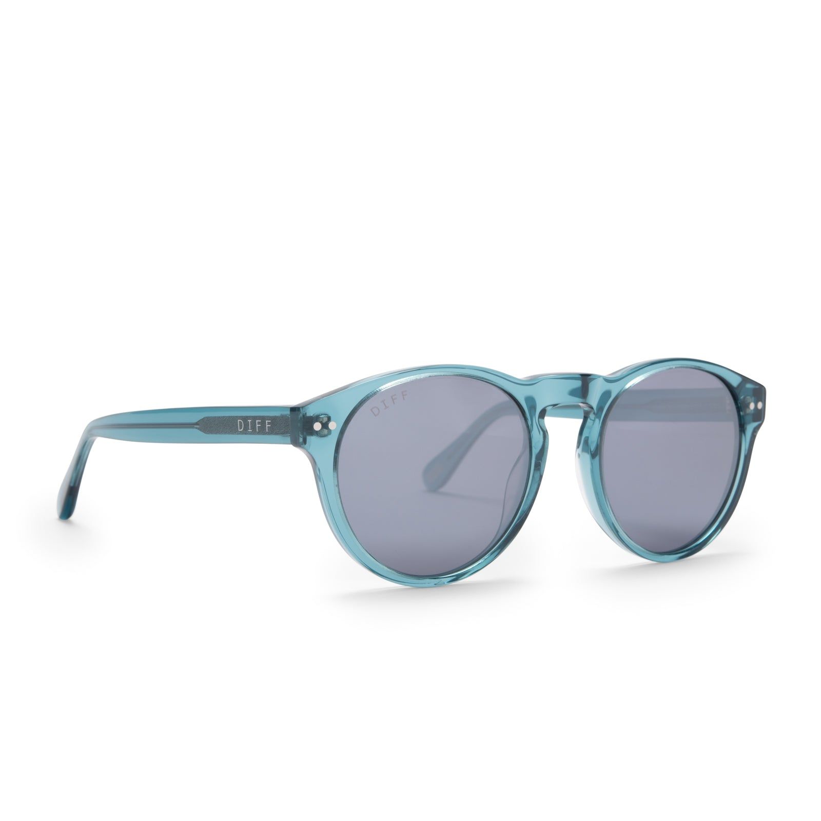 CODY - PURE BLUE + GREY MIRROR POLARIZED SUNGLASSES sold by Diff Eyewear product image thumbnail 2