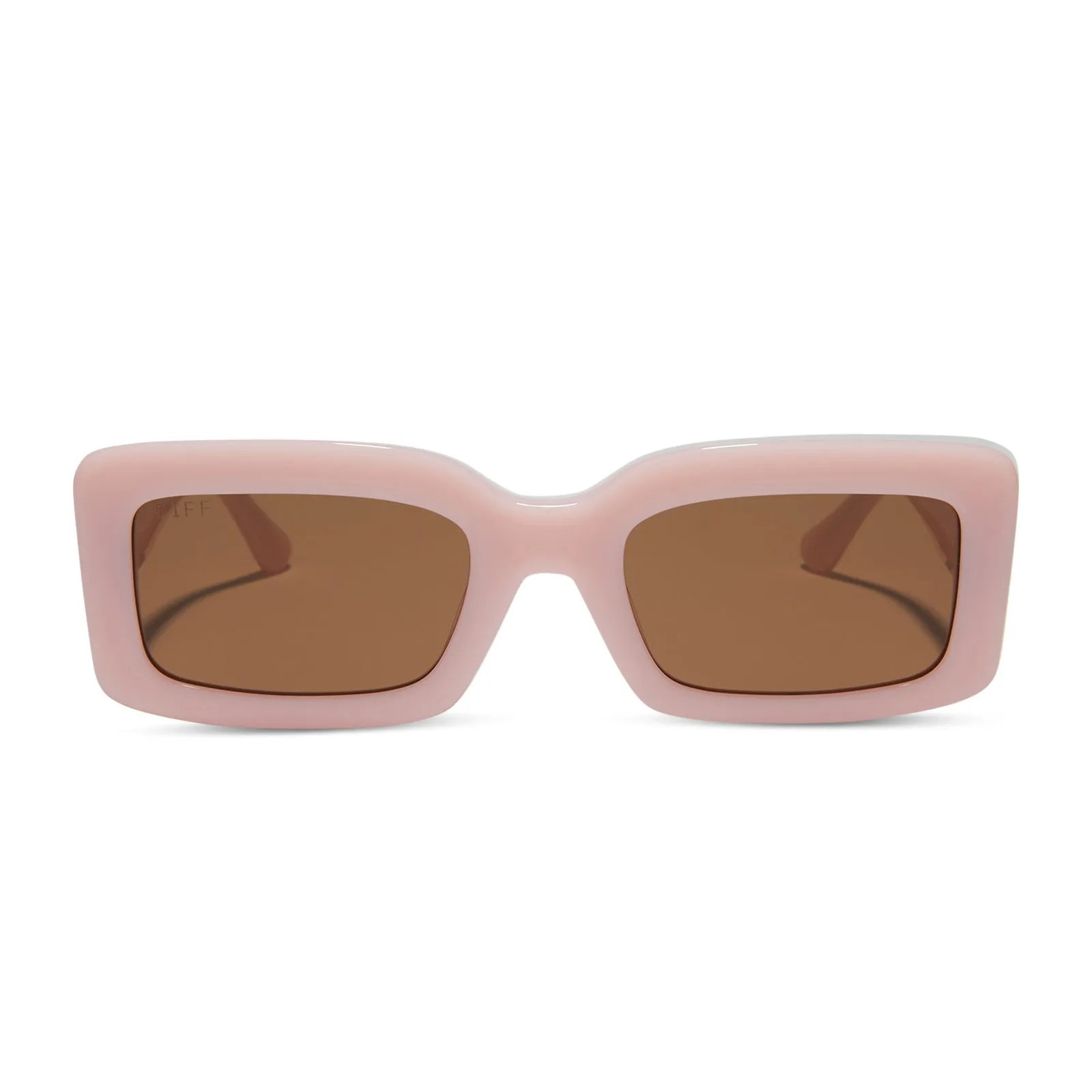 INDY - PINK VELVET + BROWN SUNGLASSES sold by Diff Eyewear