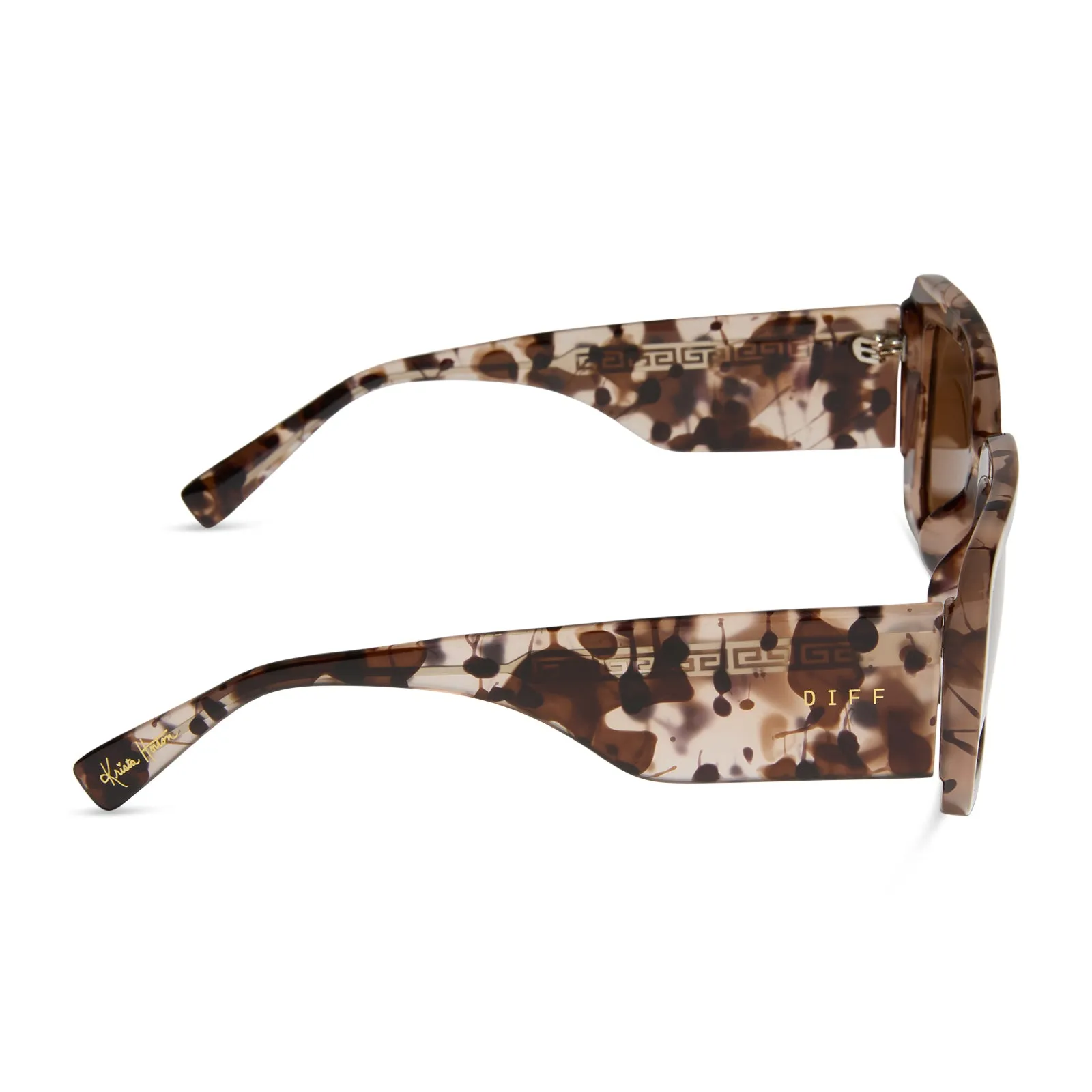 KRISTA HORTON - BOUJEE + HIMALAYAN TORTOISE + BROWN + POLARIZED SUNGLASSES sold by Diff Eyewear product image thumbnail 3