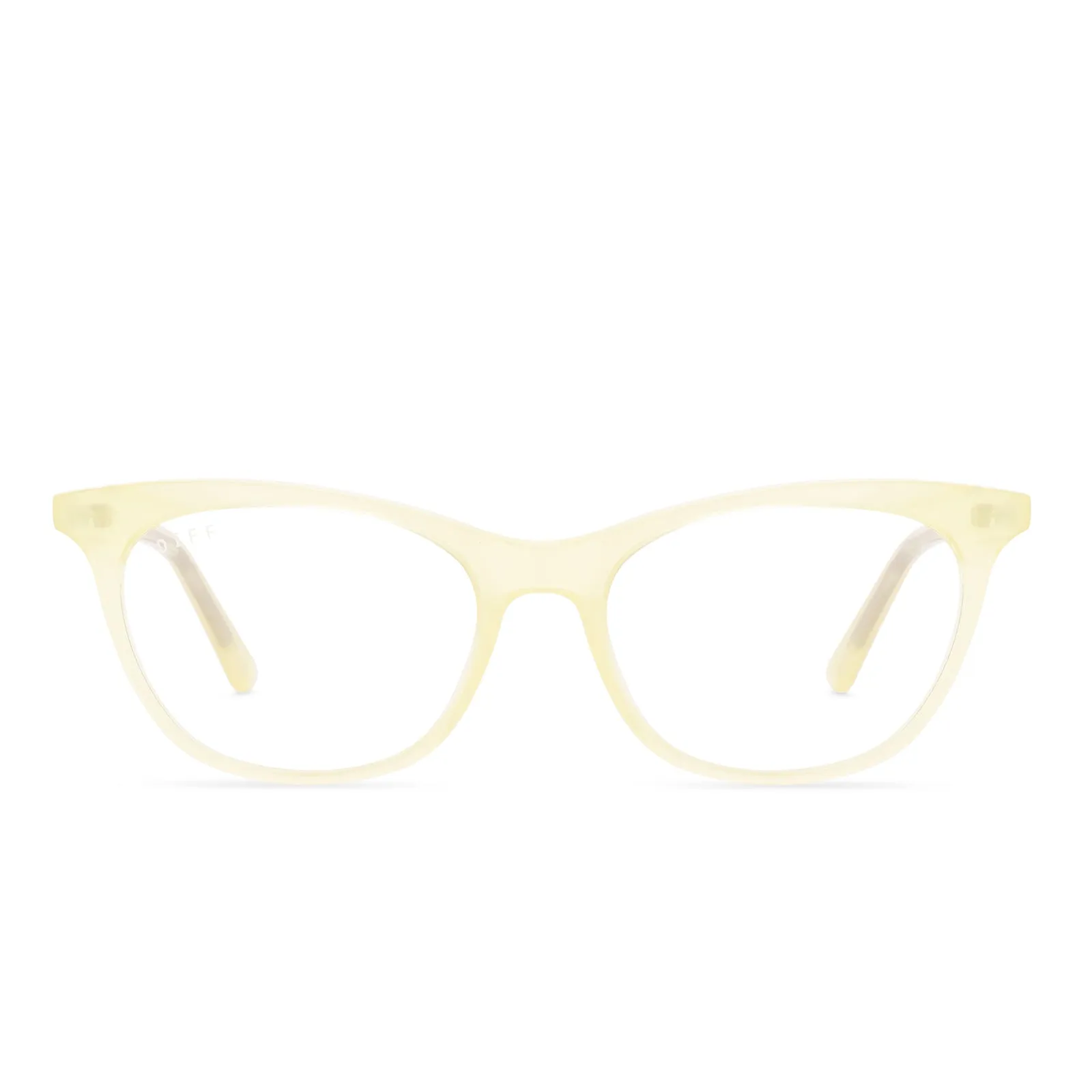 JADE - BUTTERCREAM + BLUE LIGHT TECHNOLOGY GLASSES sold by Diff Eyewear