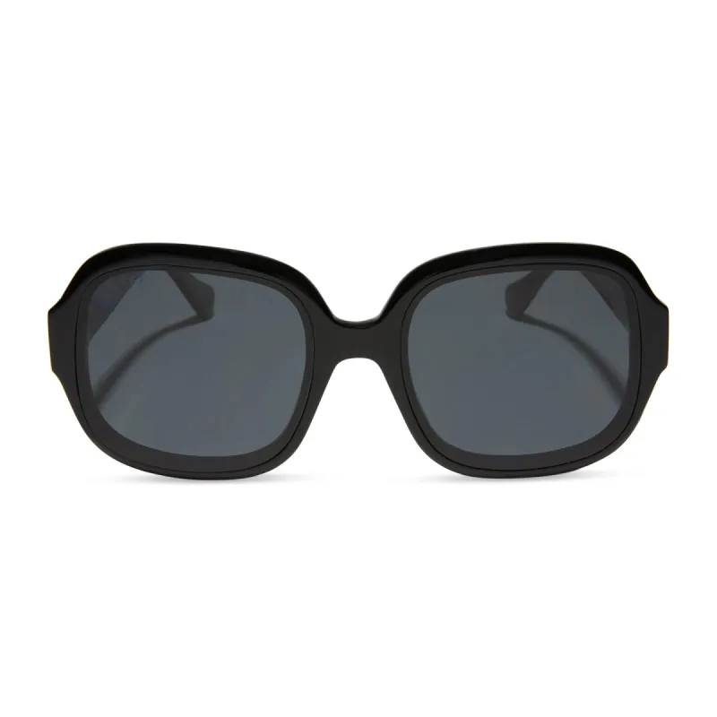SERAPHINA - BLACK + GREY + POLARIZED SUNGLASSES sold by Diff Eyewear