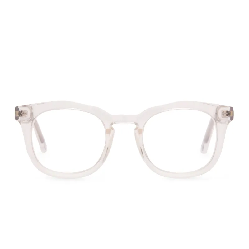 ROWAN - CLEAR CRYSTAL + BLUE LIGHT READERS sold by Diff Eyewear