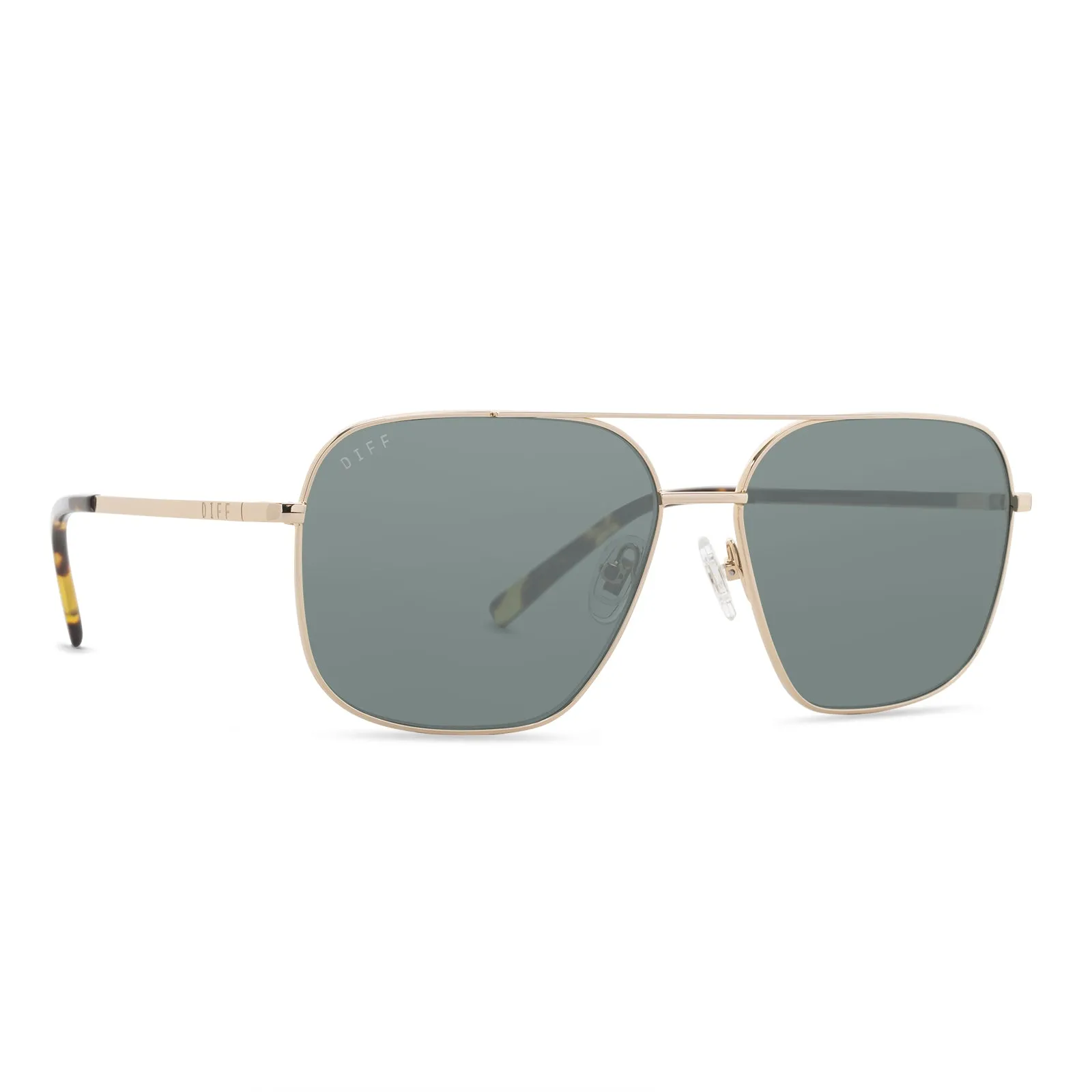 JONAS - GOLD + G15 POLARIZED SUNGLASSES sold by Diff Eyewear product image thumbnail 2