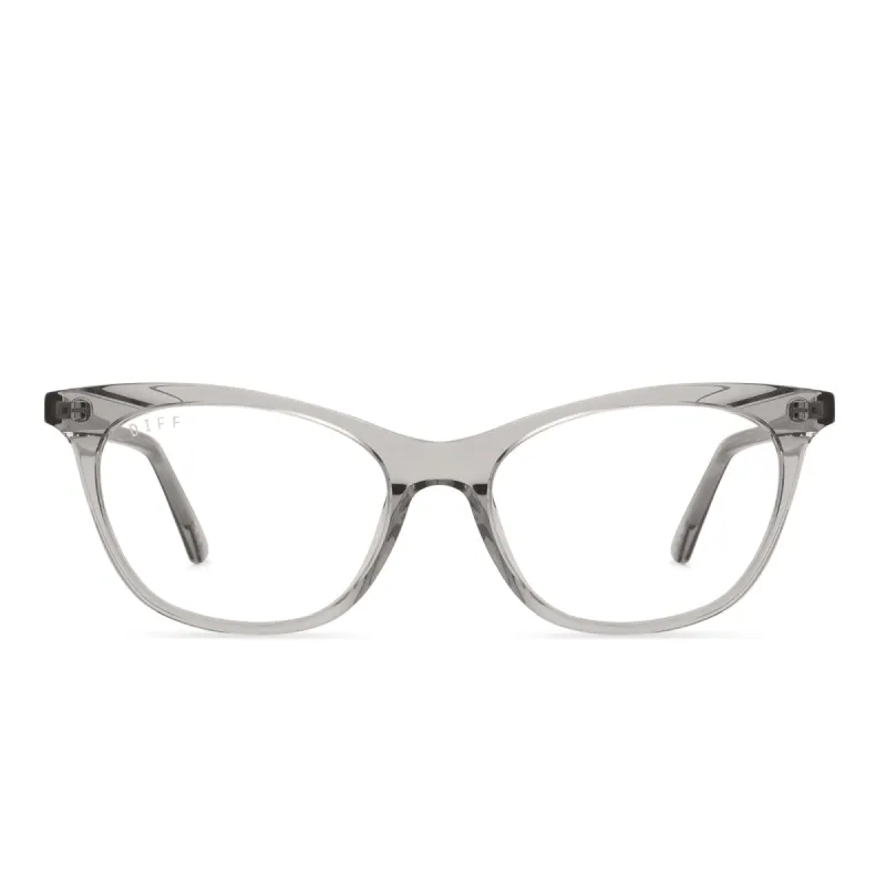 JADE - TEMPETE GREY CRYSTAL + BLUE LIGHT TECHNOLOGY GLASSES sold by Diff Eyewear