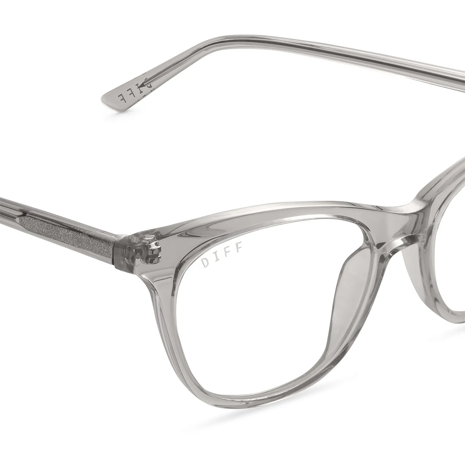 JADE - TEMPETE GREY CRYSTAL + BLUE LIGHT TECHNOLOGY GLASSES sold by Diff Eyewear product image thumbnail 3