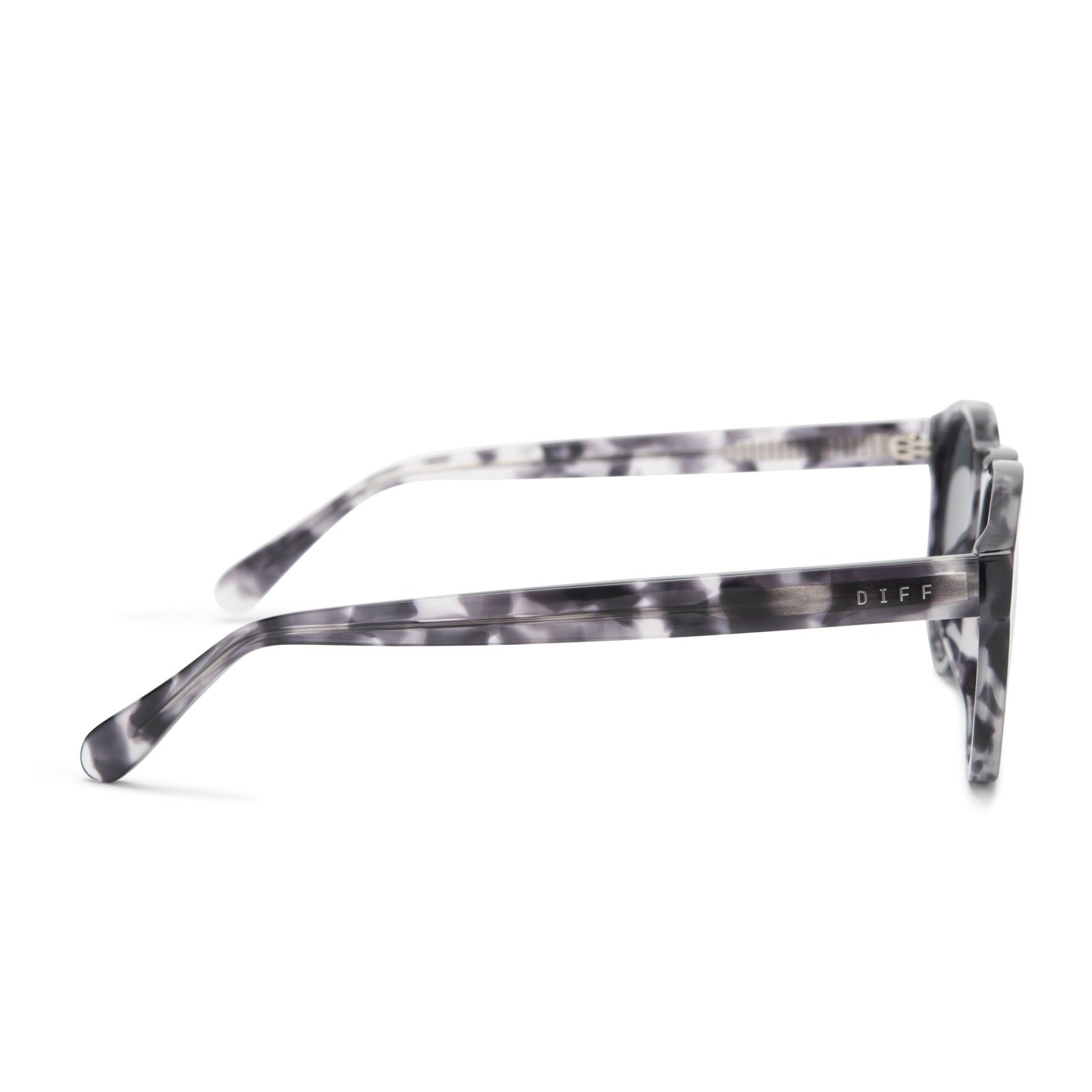 CODY - BLACK MARBLE + GREY POLARIZED SUNGLASSES sold by Diff Eyewear product image thumbnail 4