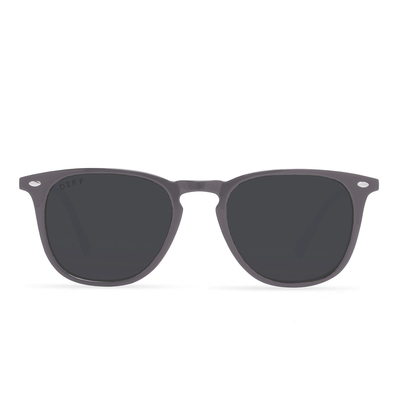 BRODY - SMOKE CRYSTAL + GREY SUNGLASSES sold by Diff Eyewear