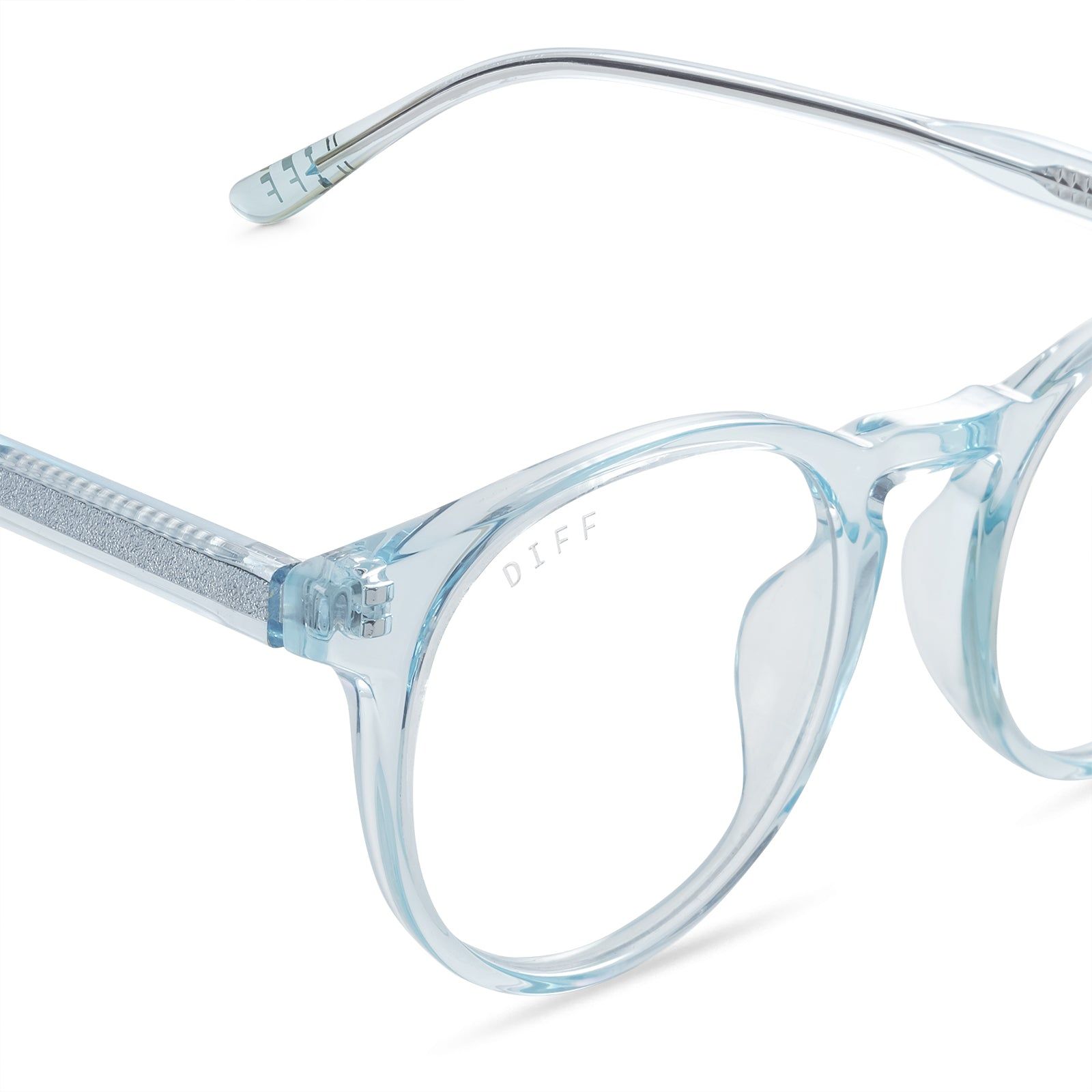 SAWYER - AQUA SEA CRYSTAL + BLUE LIGHT TECHNOLOGY GLASSES sold by Diff Eyewear product image thumbnail 3