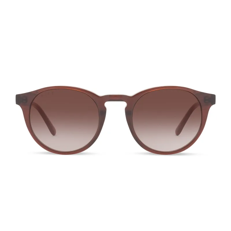 SAWYER - CHESTNUT CRYSTAL + BROWN GRADIENT SUNGLASSES sold by Diff Eyewear