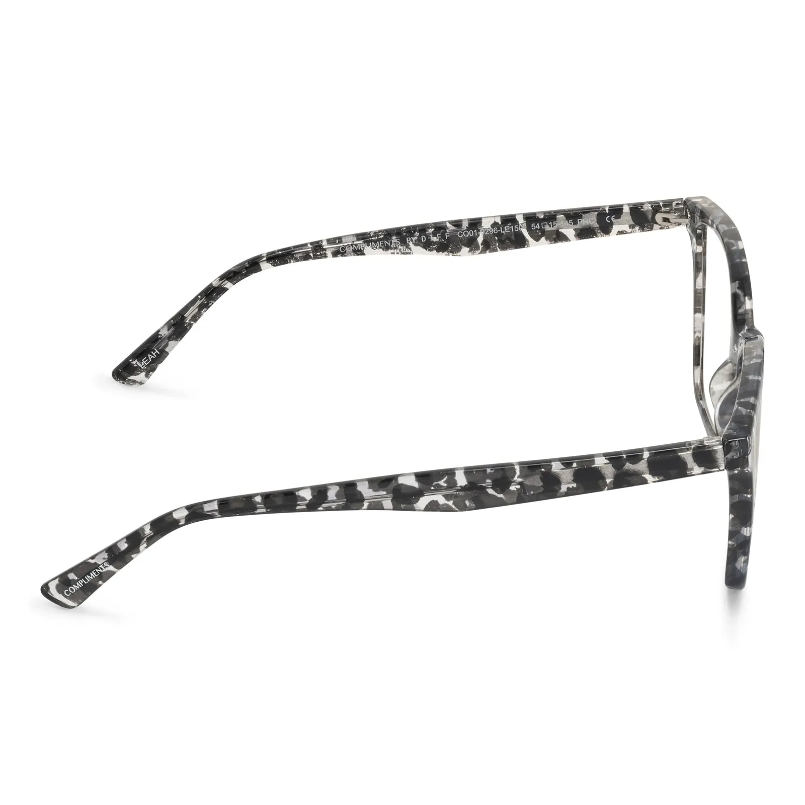 LEAH - CLEAR LEOPARD + BLUE LIGHT READERS sold by Diff Eyewear product image thumbnail 3