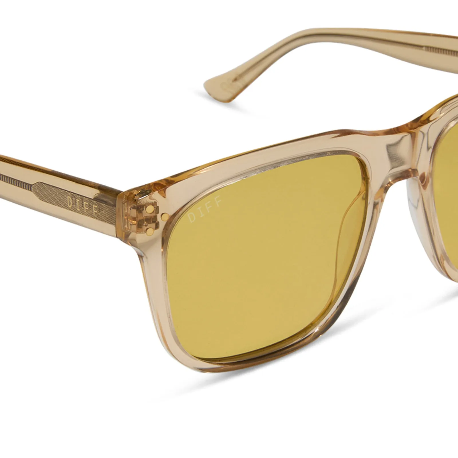 SICILY - HONEY CRYSTAL + HONEY BEE SUNGLASSES sold by Diff Eyewear product image thumbnail 4