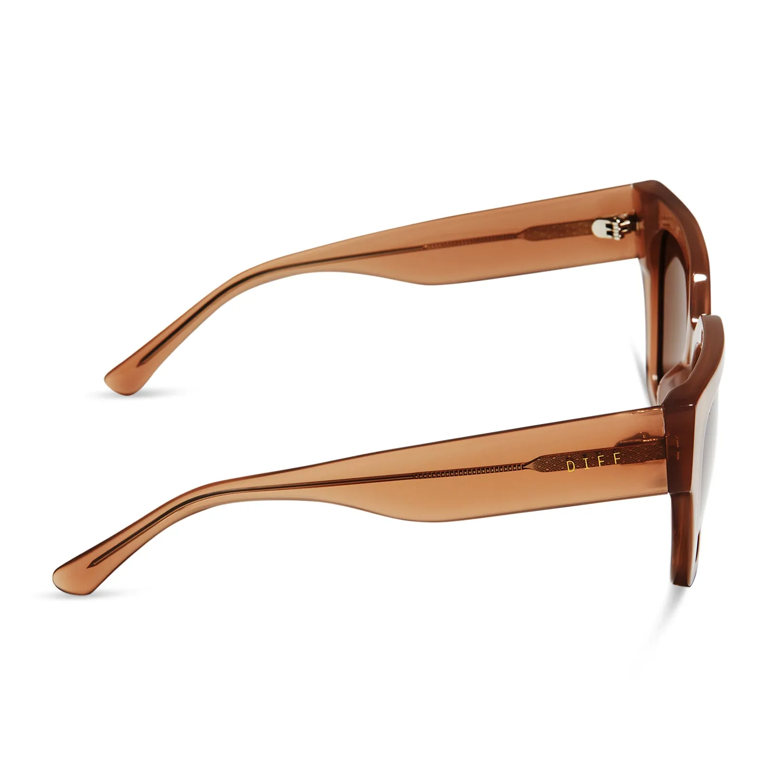 REMI II - WARM TAUPE + BROWN + POLARIZED SUNGLASSES sold by Diff Eyewear product image thumbnail 3