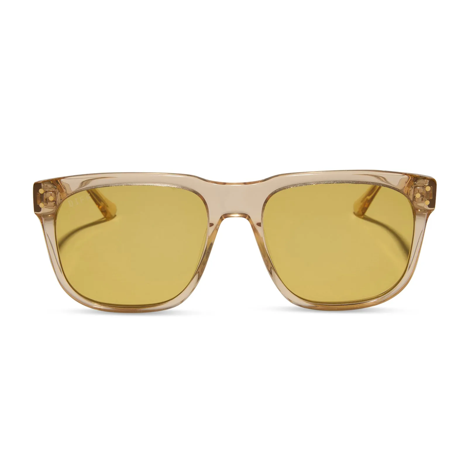 SICILY - HONEY CRYSTAL + HONEY BEE SUNGLASSES sold by Diff Eyewear