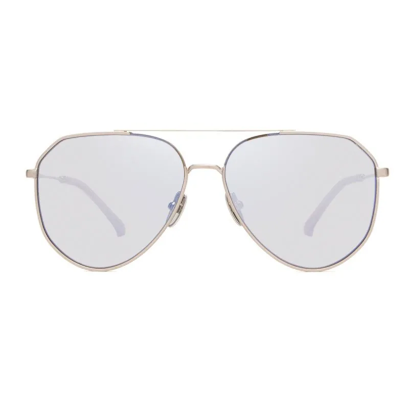 DASH - BRUSHED SILVER + PURPLE FLASH POLARIZED SUNGLASSES sold by Diff Eyewear