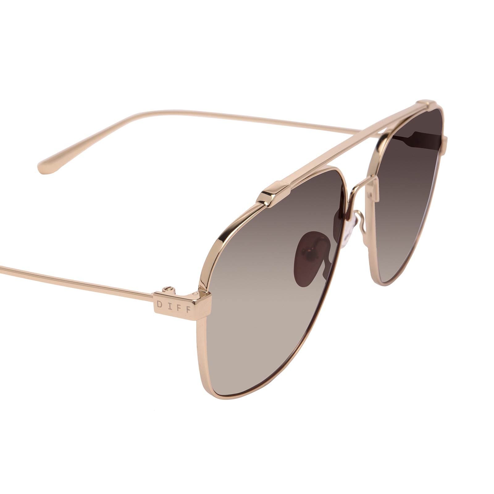 ATLAS - GOLD + BROWN SUNGLASSES sold by Diff Eyewear product image thumbnail 6
