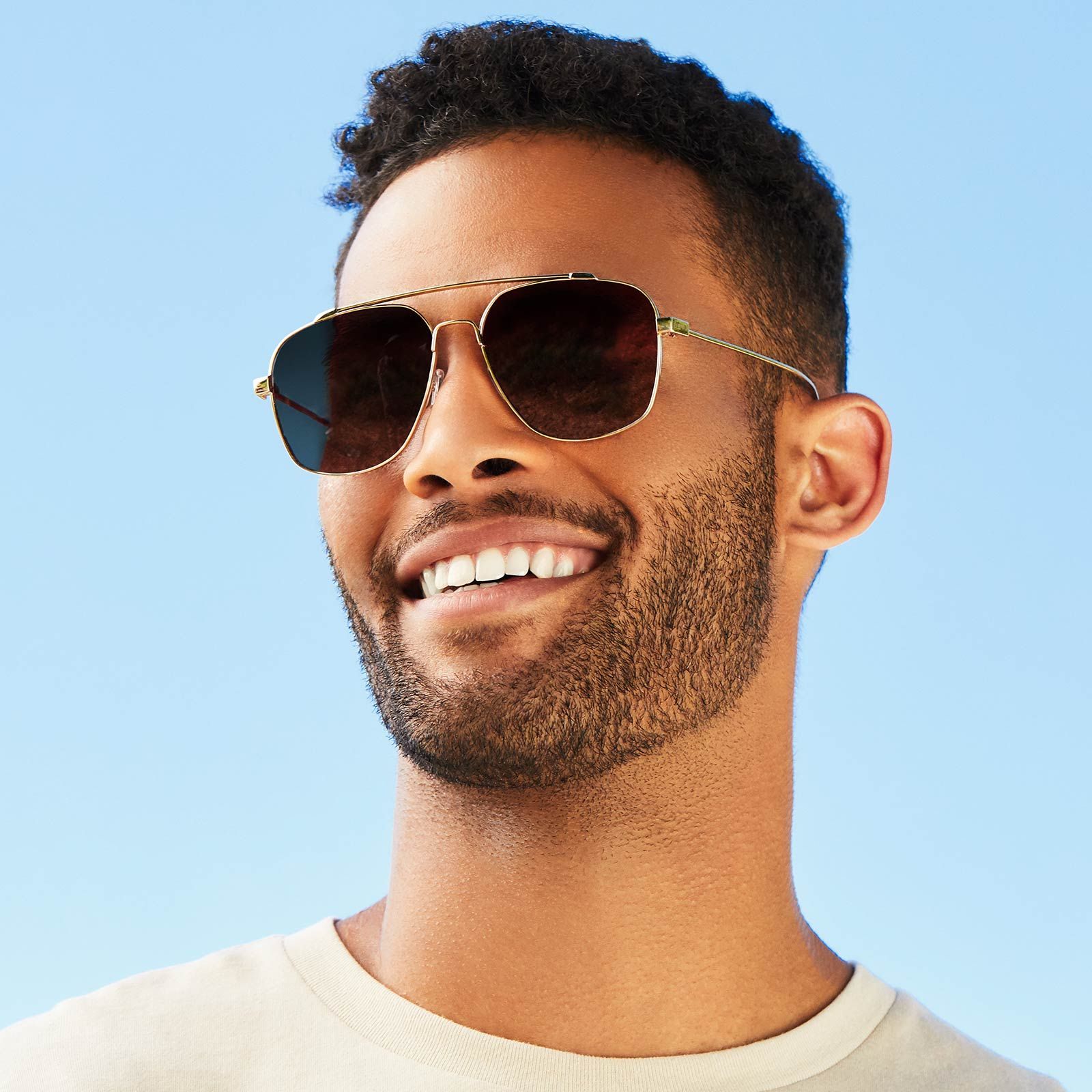 ATLAS - GOLD + BROWN SUNGLASSES sold by Diff Eyewear product image thumbnail 5