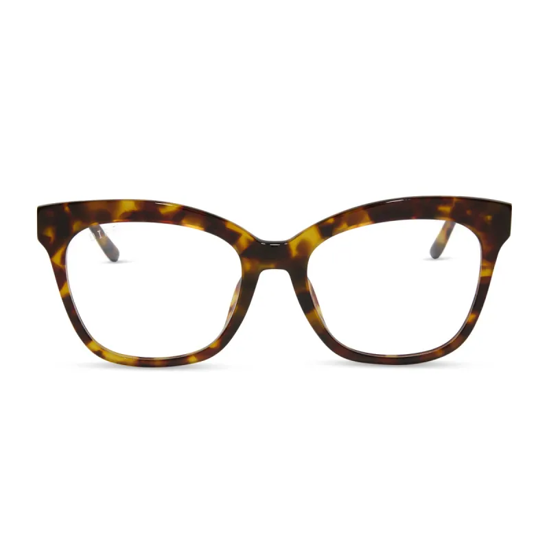 JESSIE JAMES DECKER - WINSTON + AMBER TORTOISE + PRESCRIPTION GLASSES sold by Diff Eyewear