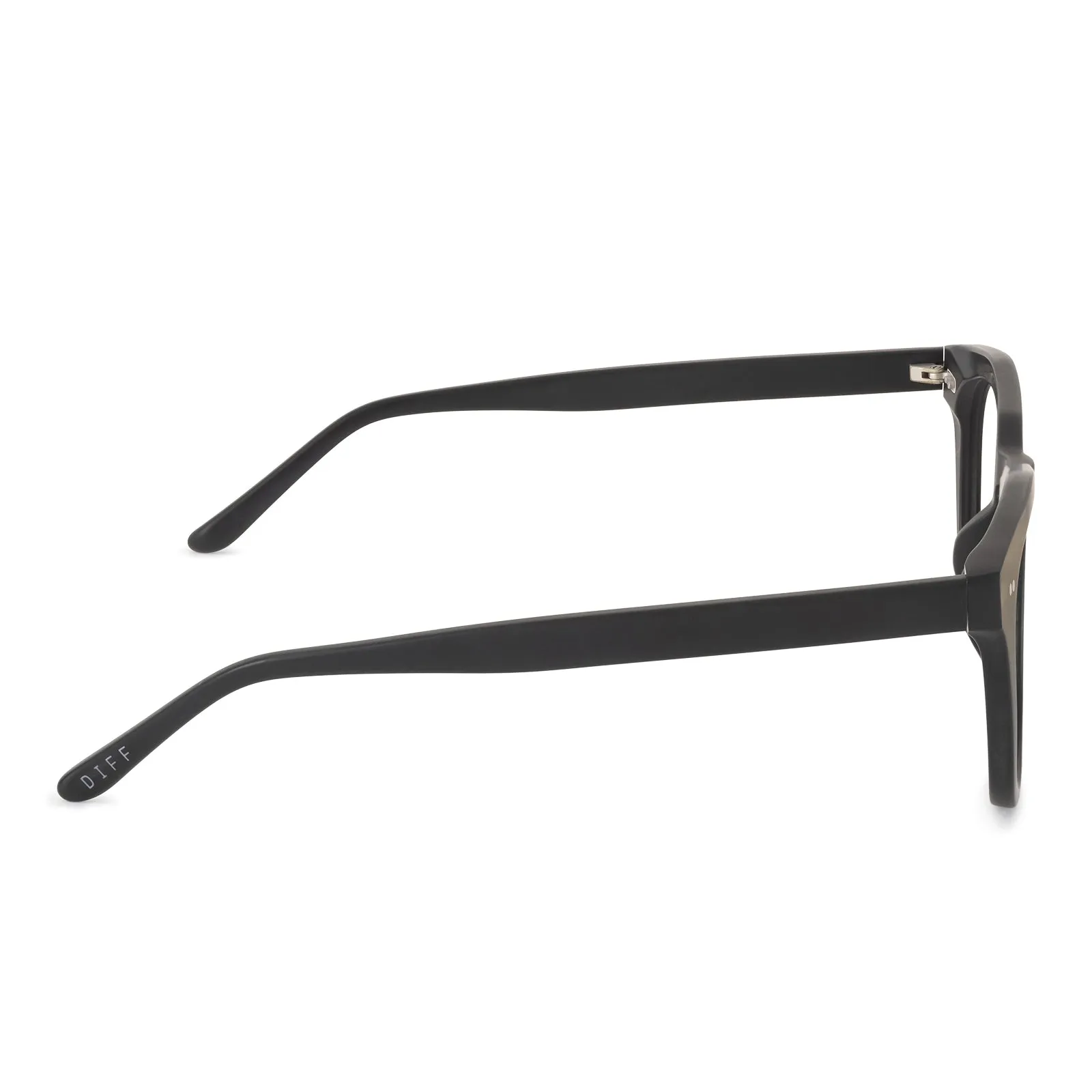 WESTON - MATTE BLACK + GLASSES sold by Diff Eyewear product image thumbnail 5