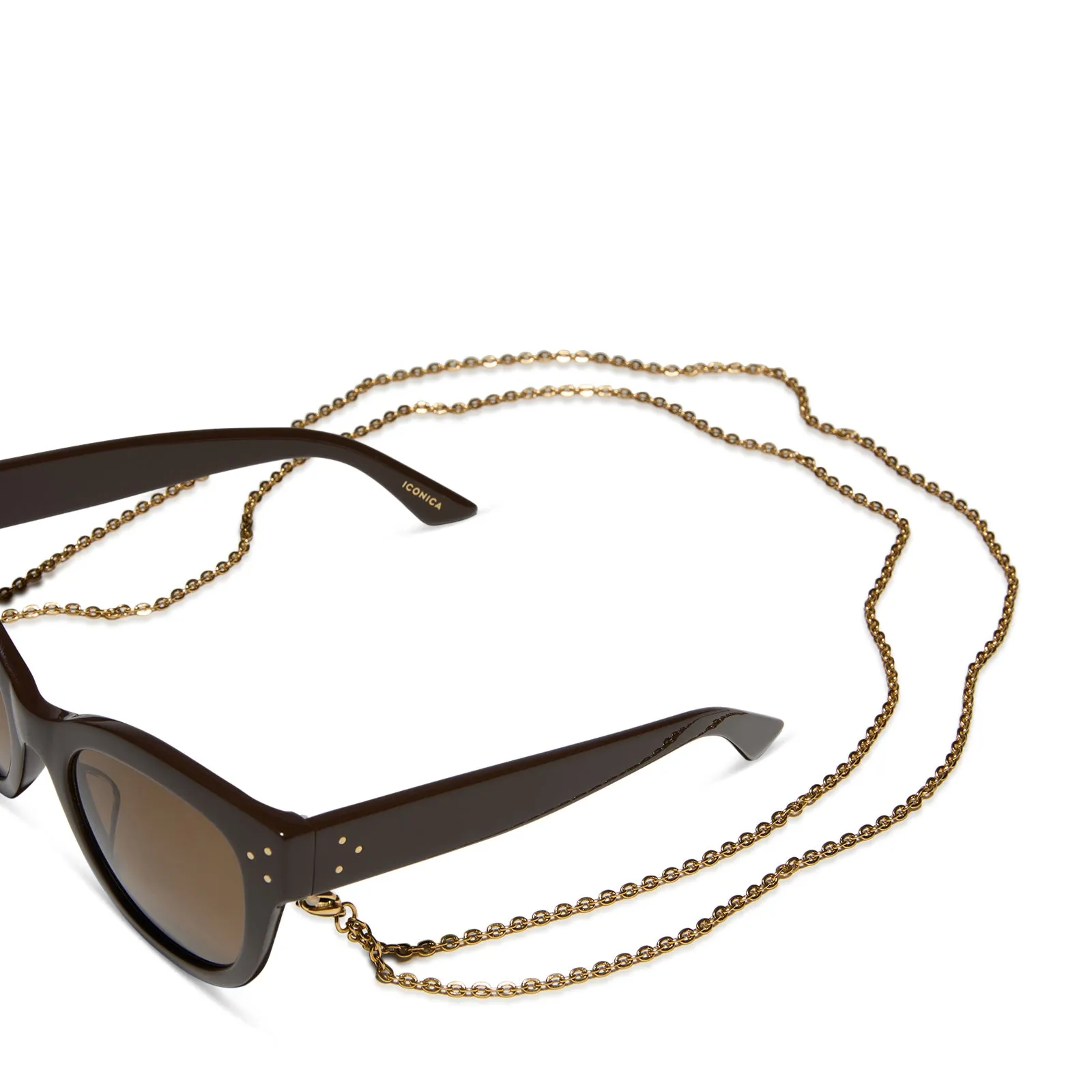Double Metal Fine Chain - Gold sold by Diff Eyewear