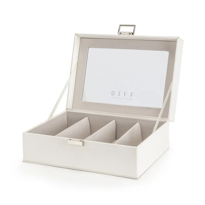 VANITY CASE - 4 PIECE + WHITE sold by Diff Eyewear