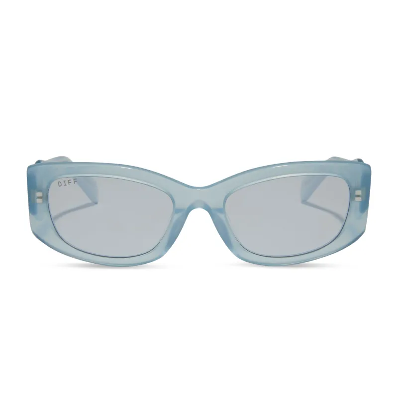 ASTRID DEETZ™ - SILVER + DUSTY SILVER SUNGLASSES sold by Diff Eyewear