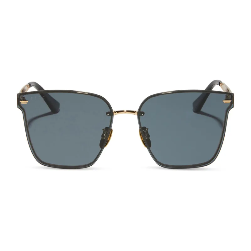BELLA V - GOLD + GREY POLARIZED SUNGLASSES sold by Diff Eyewear