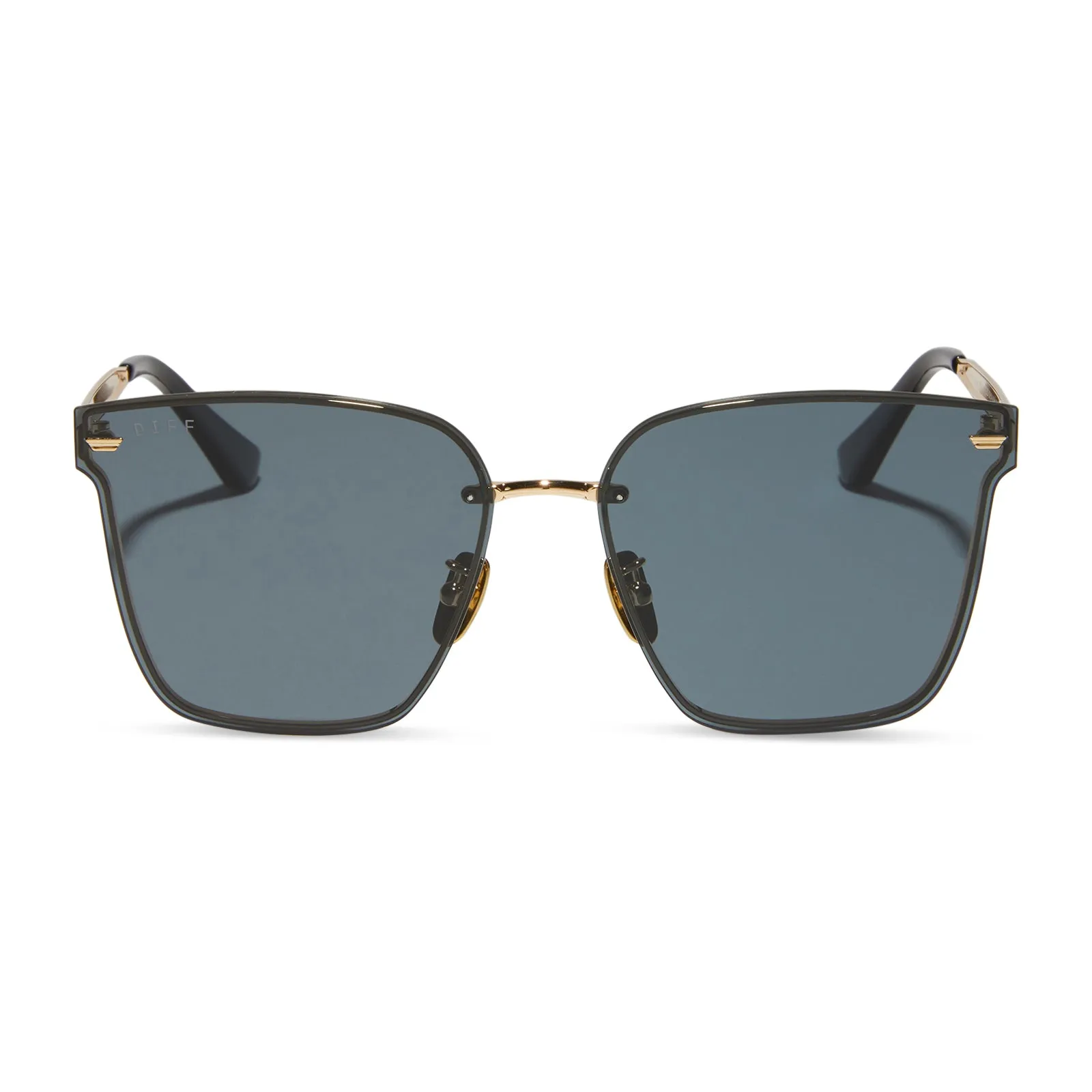 BELLA V - GOLD + GREY POLARIZED SUNGLASSES sold by Diff Eyewear