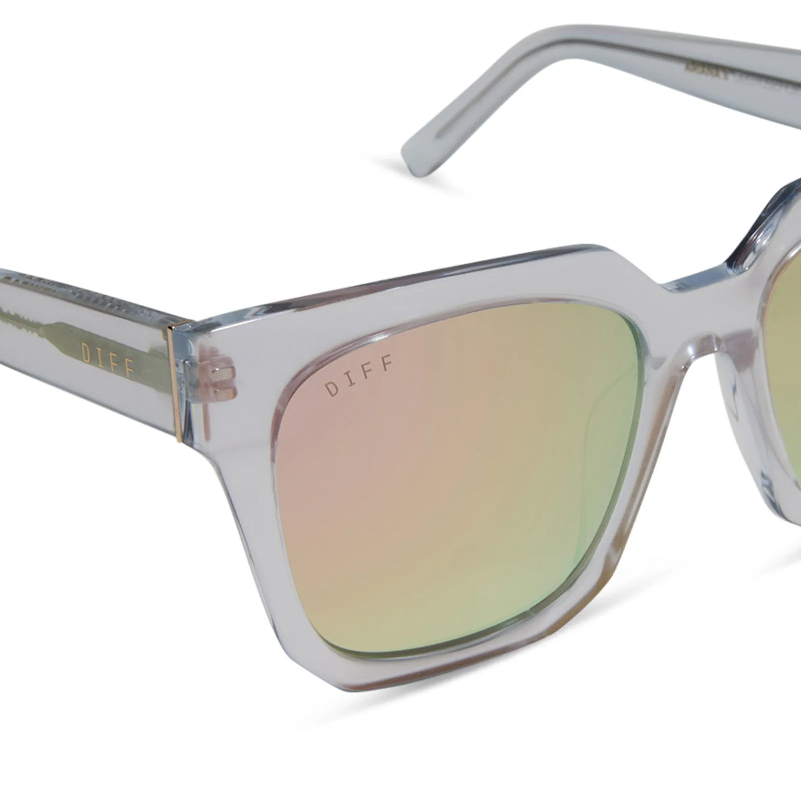 ARIANA II - OPALESCENT PINK + CHERRY BLOSSOM MIRROR SUNGLASSES sold by Diff Eyewear product image thumbnail 4