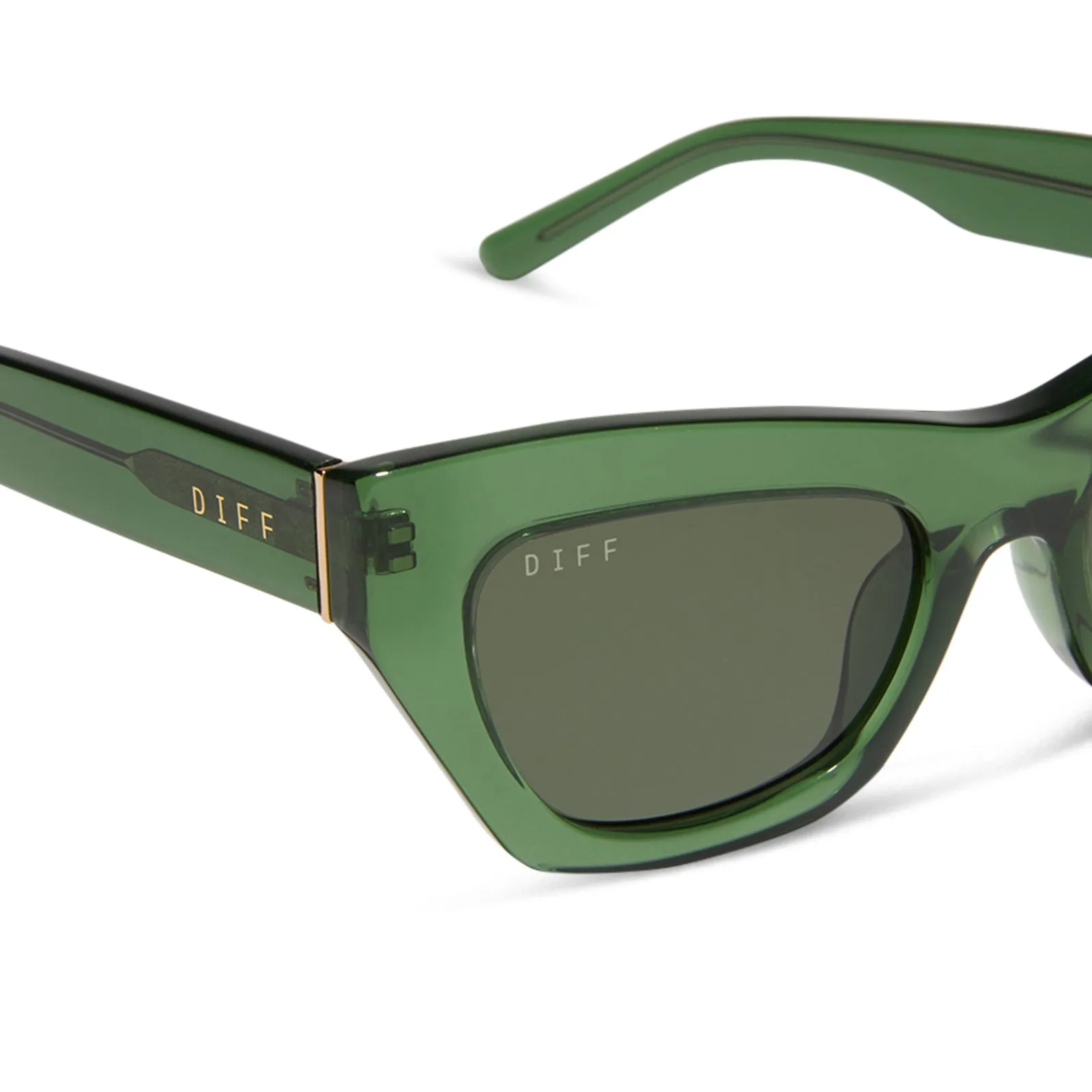 KATARINA - SAGE CRYSTAL + G15 SUNGLASSES sold by Diff Eyewear product image thumbnail 4