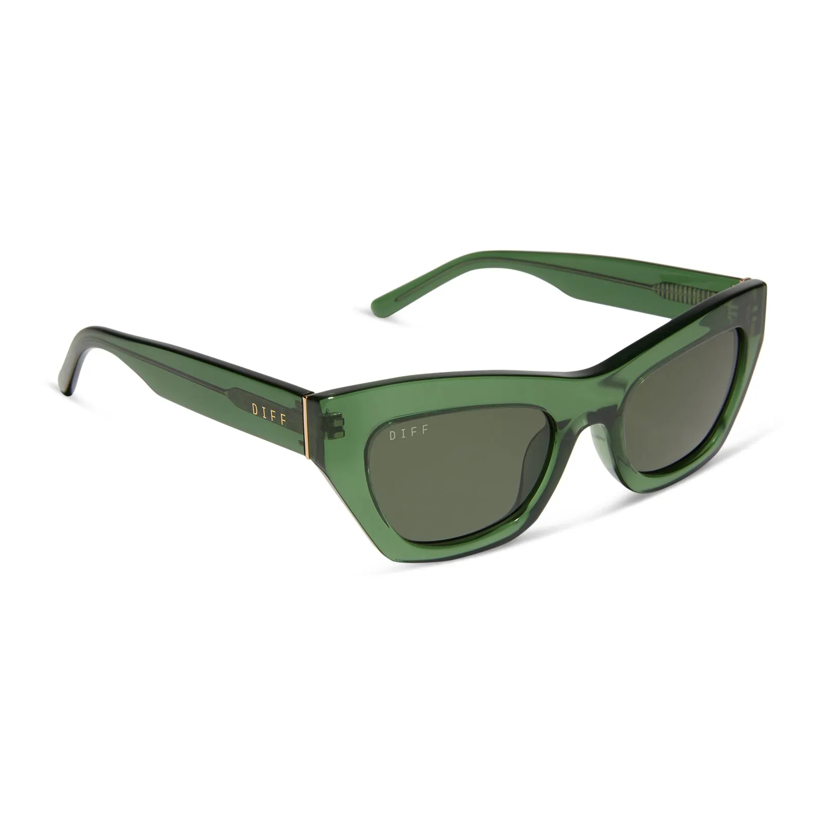 KATARINA - SAGE CRYSTAL + G15 SUNGLASSES sold by Diff Eyewear product image thumbnail 2