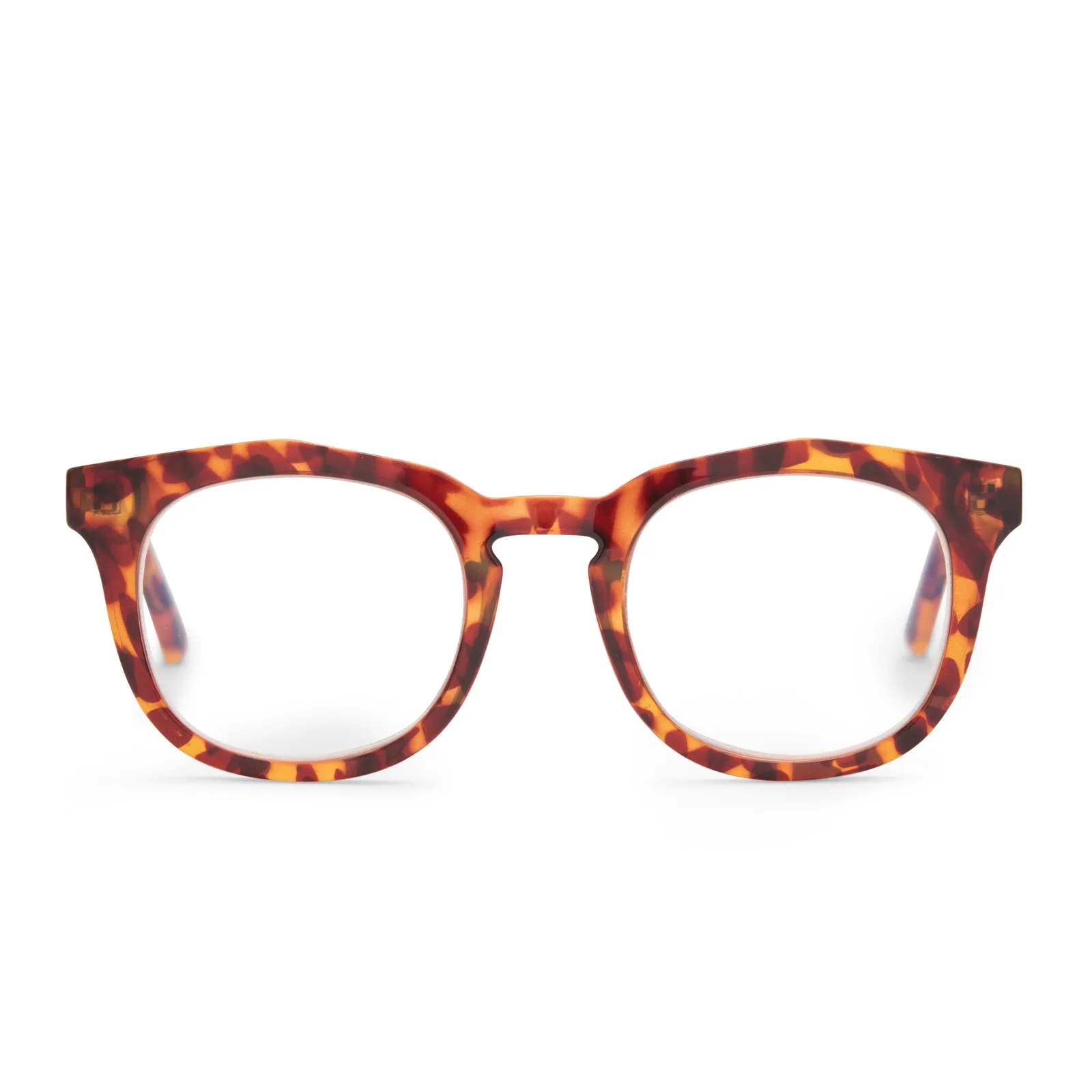 ROWAN - AMBER TORTOISE + BLUE LIGHT READERS sold by Diff Eyewear