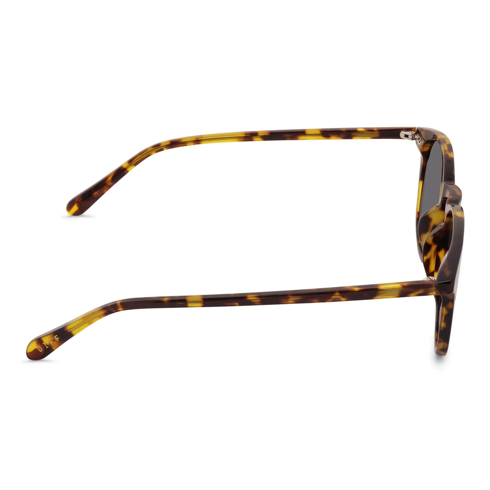 JAXSON XL - AMBER TORTOISE + GREY POLARIZED SUNGLASSES sold by Diff Eyewear product image thumbnail 3