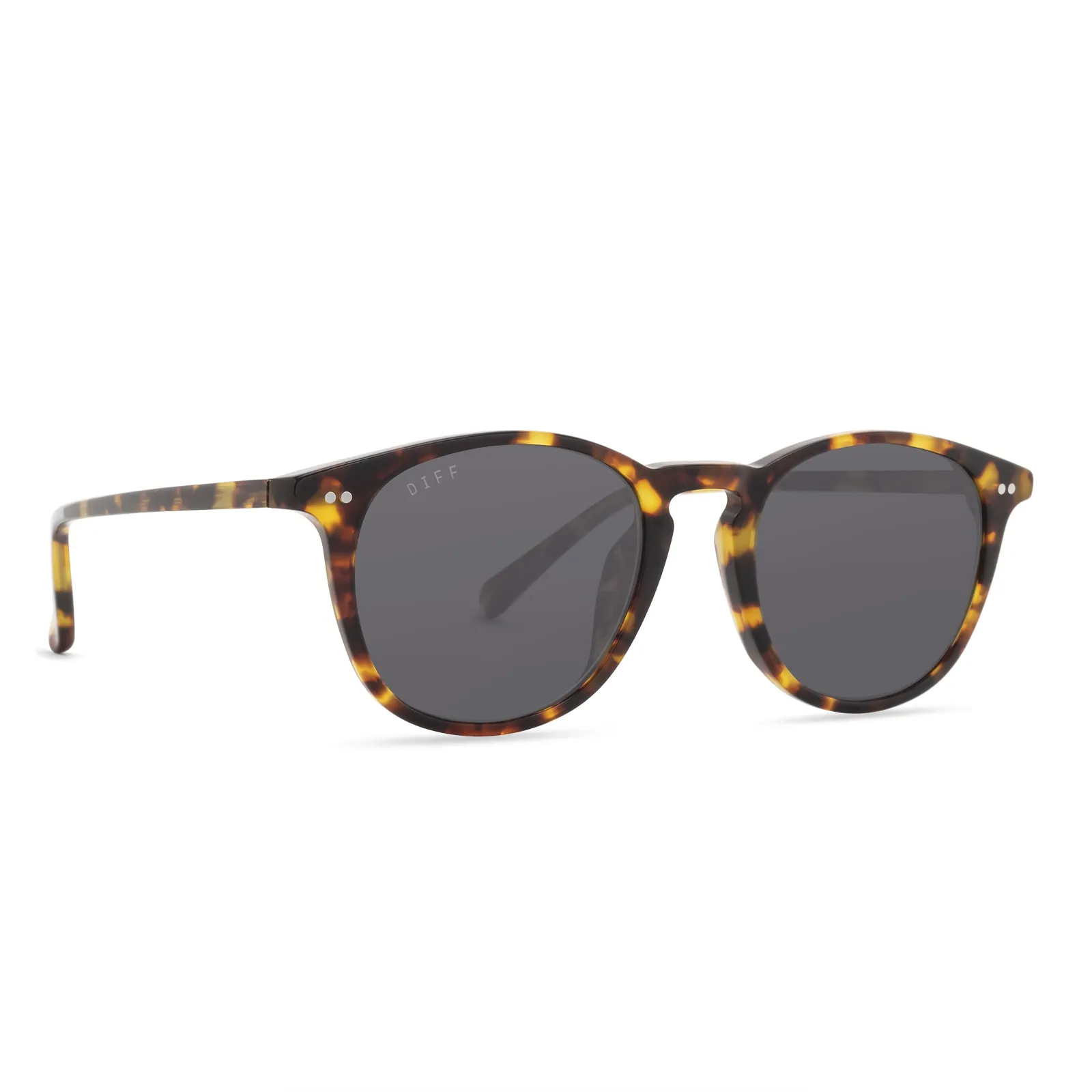 JAXSON XL - AMBER TORTOISE + GREY POLARIZED SUNGLASSES sold by Diff Eyewear product image thumbnail 2