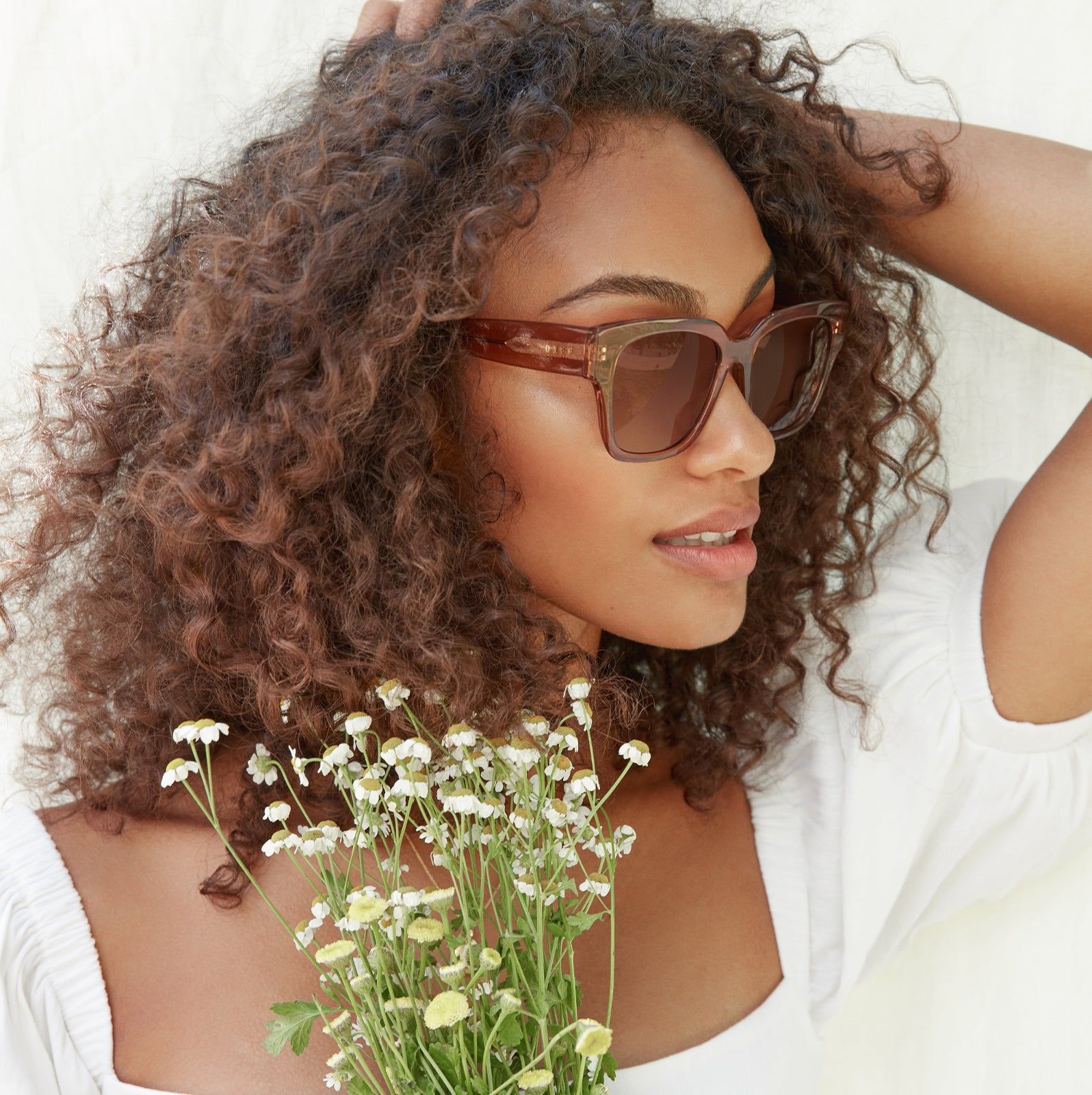 BELLA II - CAFÉ OLE + BROWN GRADIENT SUNGLASSES sold by Diff Eyewear product image thumbnail 5