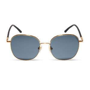 KRISTA HORTON - THE BOSS + GOLD + SOLID GREY POLARIZED SUNGLASSES sold by Diff Eyewear