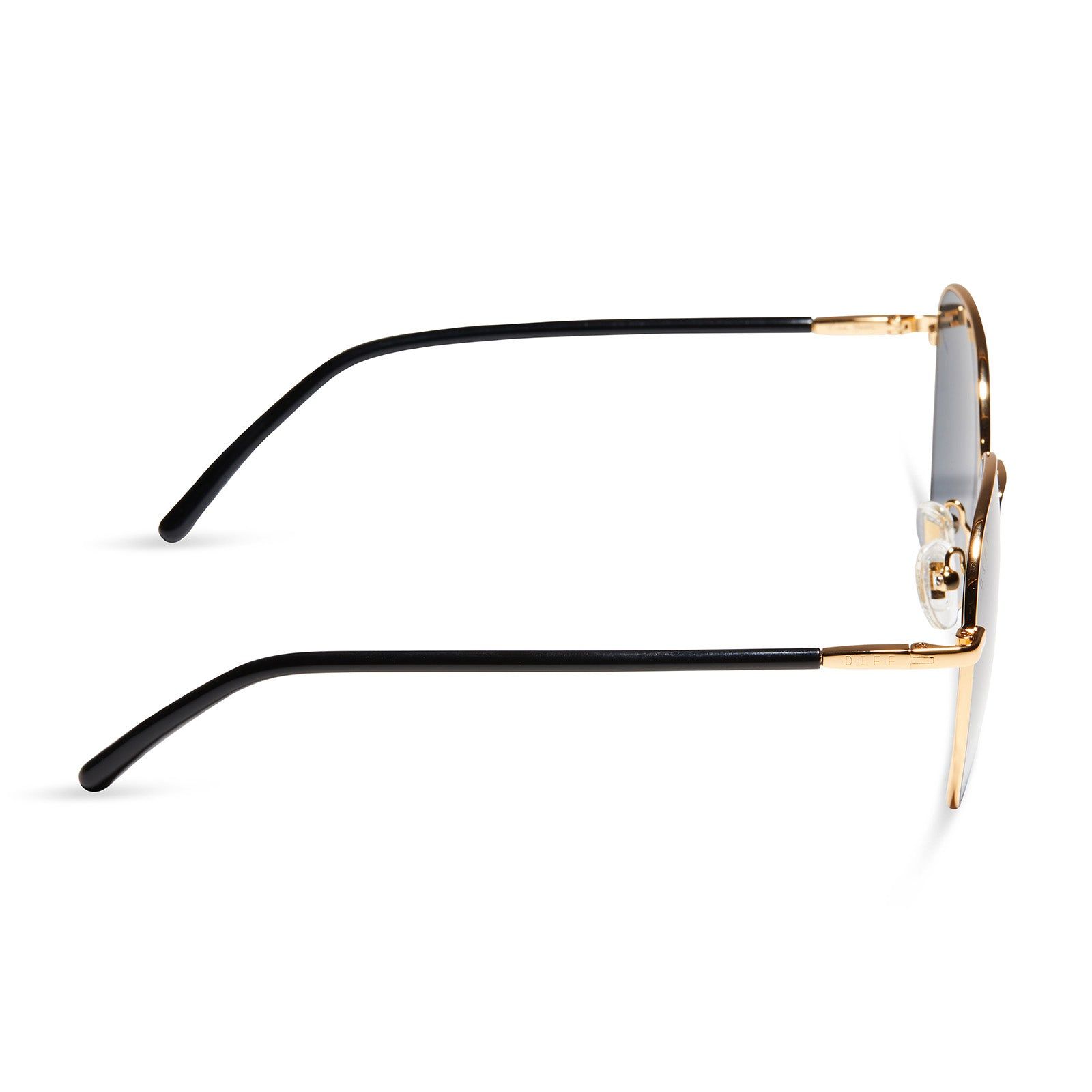 KRISTA HORTON - THE BOSS + GOLD + SOLID GREY POLARIZED SUNGLASSES sold by Diff Eyewear product image thumbnail 3