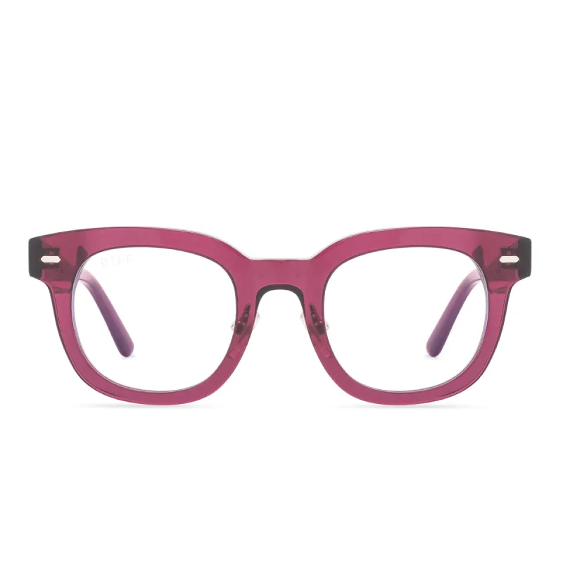 SUMMER - UMBRIA CRYSTAL + CLEAR GLASSES sold by Diff Eyewear